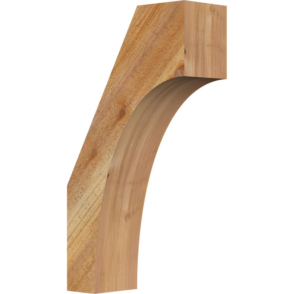 Ekena Millwork BRC04X10X18WTL00RWR 4-in x 10-in x 18-in Western Red Cedar Unfinished Wood Westlake Tough Sawn Knee Brace