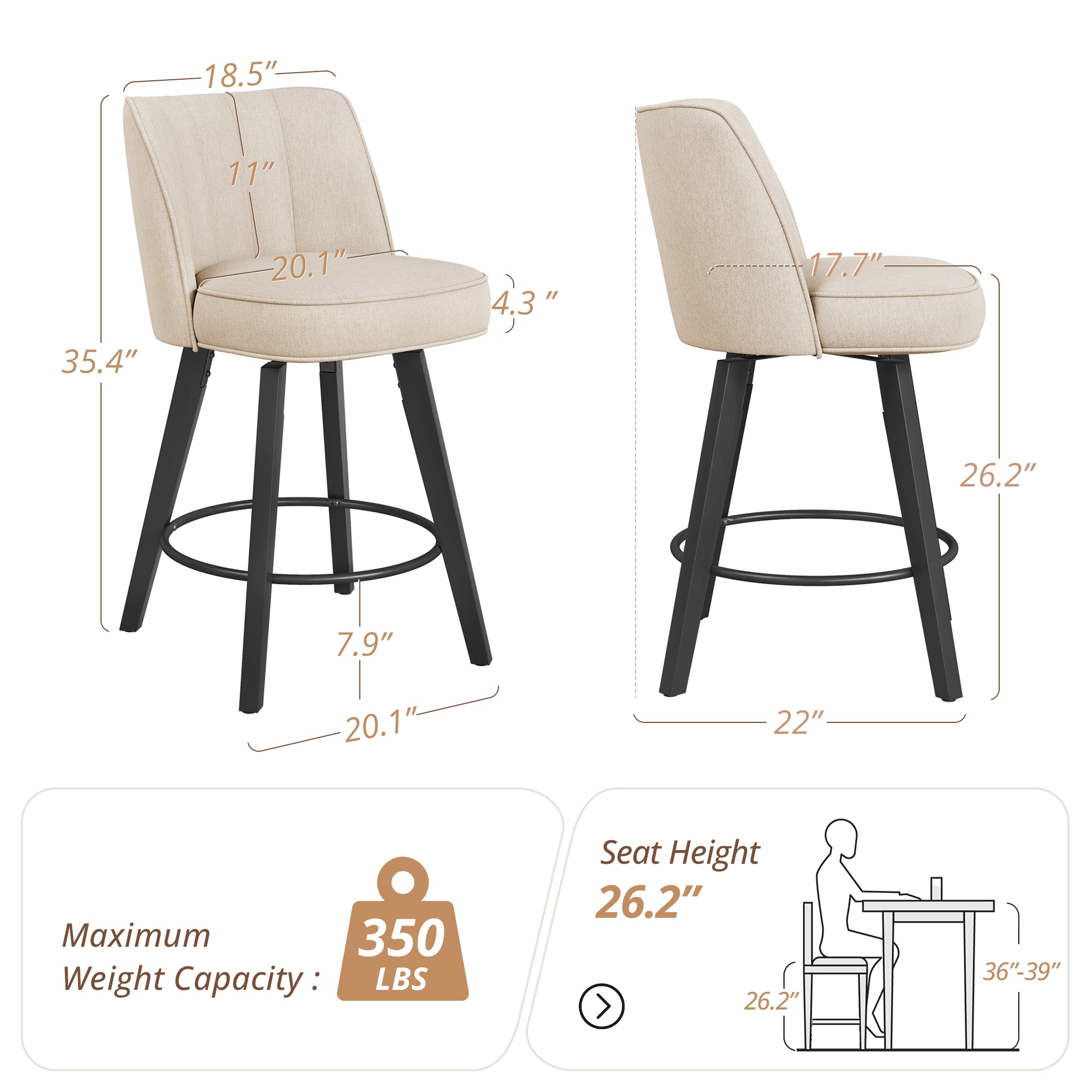 LUE BONA 4YB-162-05LS stools - View #2