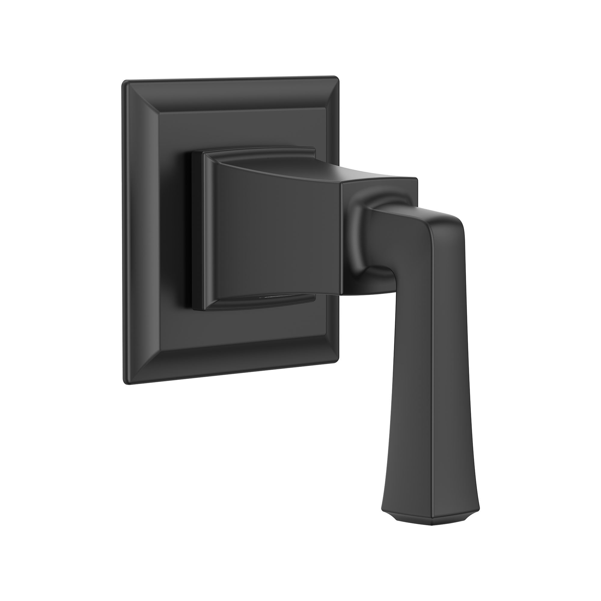 American Standard T455430.243 Town Square S Matte Black 3.75-Inches Universal Bathtub/Shower Diverter 2.25-Inches -ID