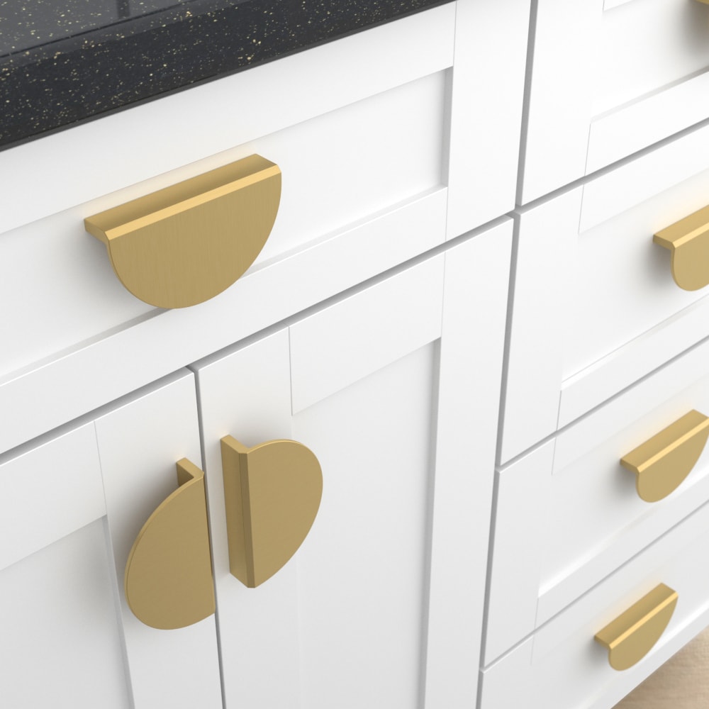 Origin 21 CAB-096-R2106-BG -2P Cabinet-Pulls - View #3