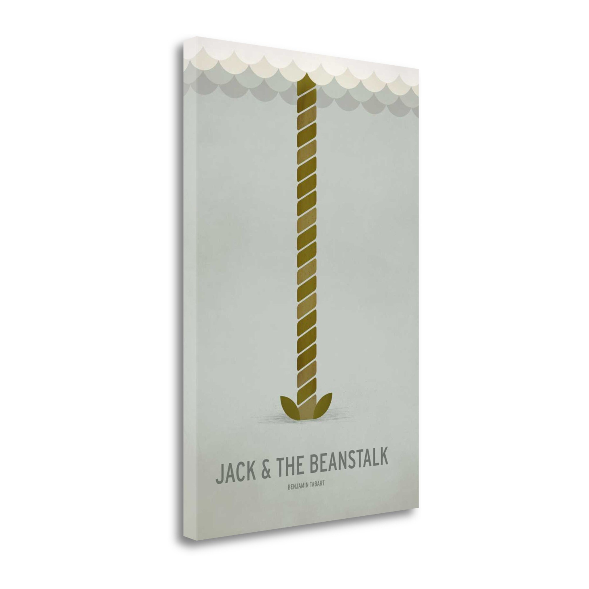 Tangletown Fine Art ICJ354D-2029C Jack and The Beanstalk Christian Jackson 29-in H x 20-in W Modern Print on Canvas
