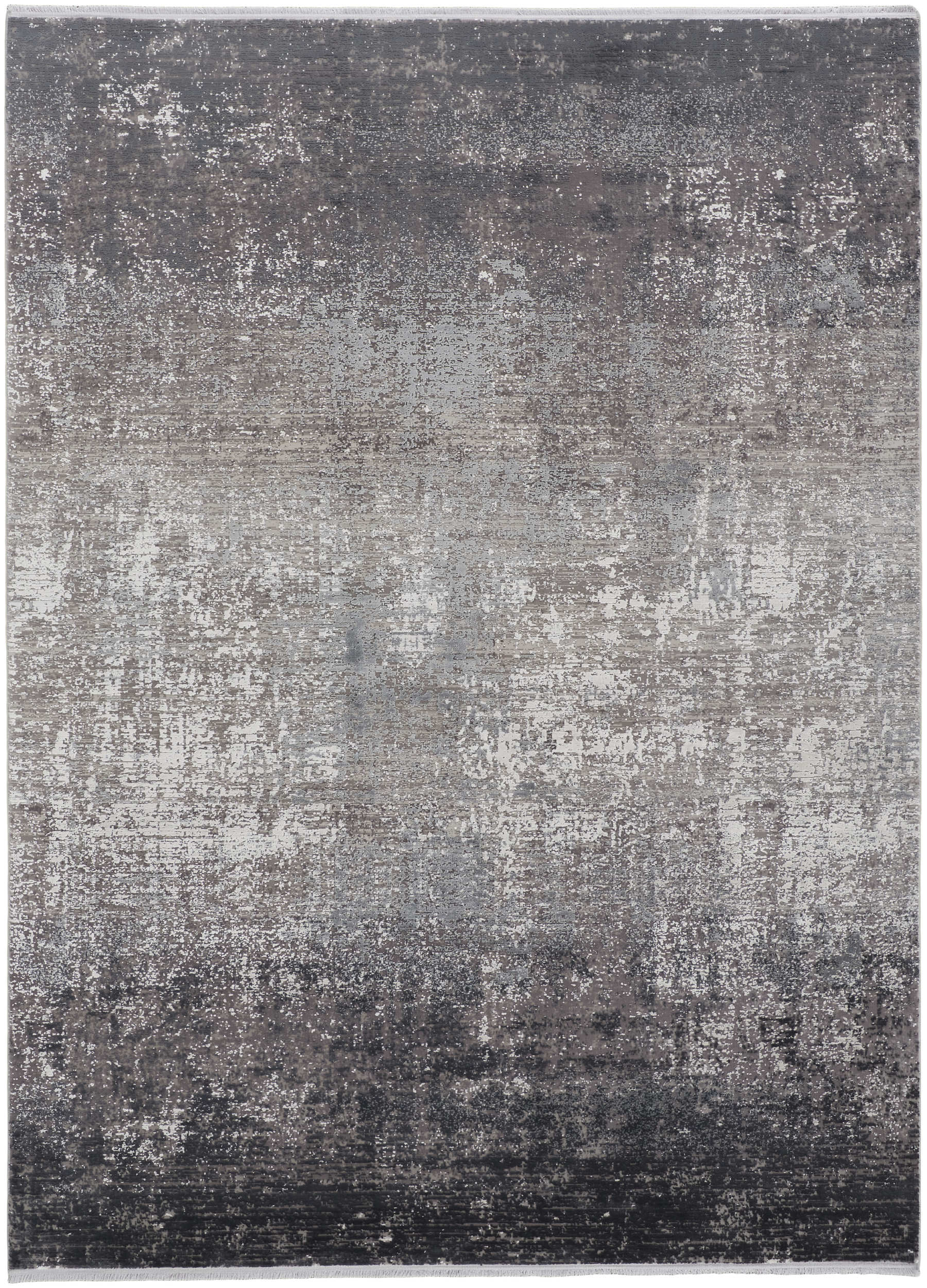 Room Envy 866R39FWCHLBLKJ20 12 x 21 (ft) Loomed Rayon Gray/Black/Silver Rectangular Indoor Abstract Area rug