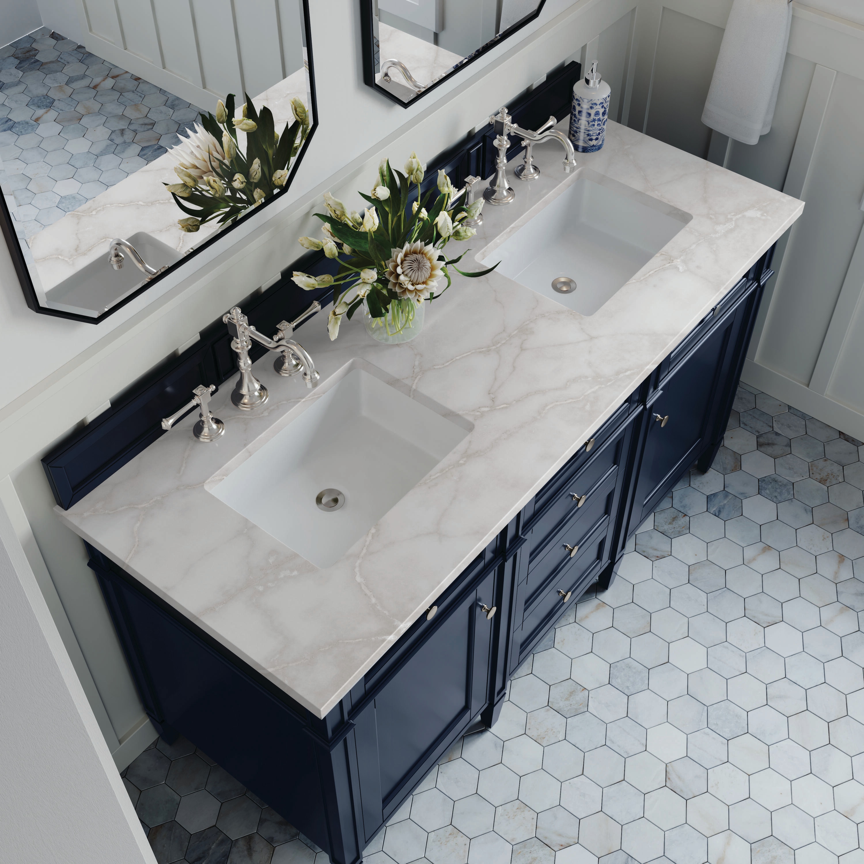 James Martin Vanities 650-V60D-VBL-3VSL Bath-Vanity-Combo - View #5