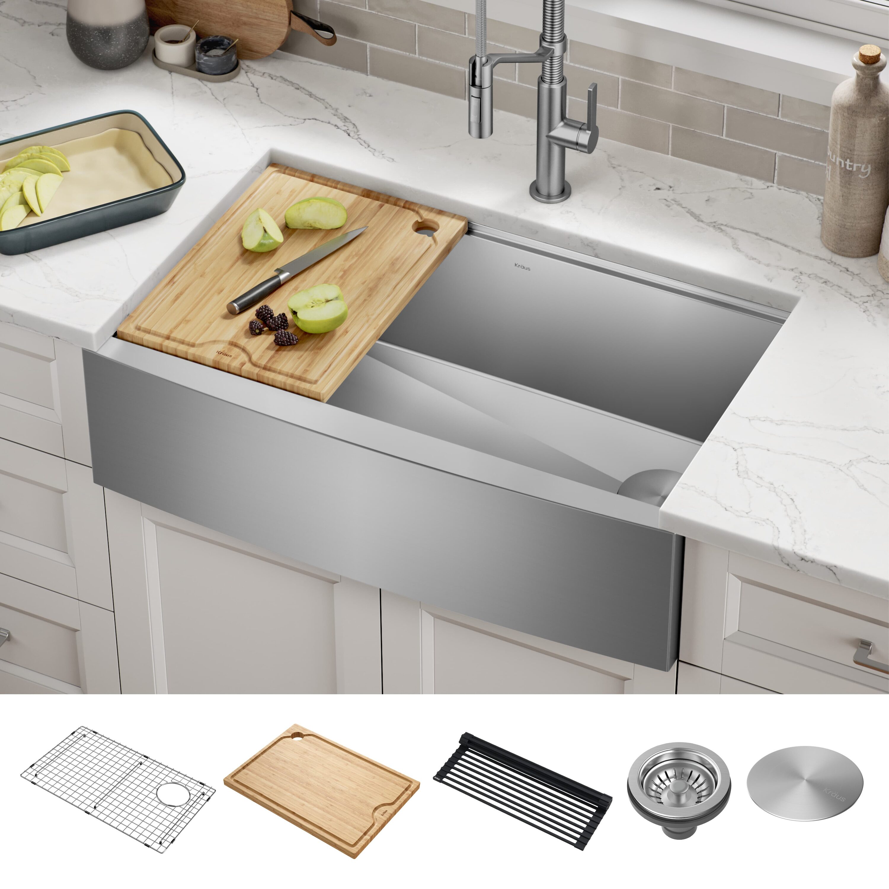 Buy Kore Multipurpose Kitchen Sink With Towel Bar