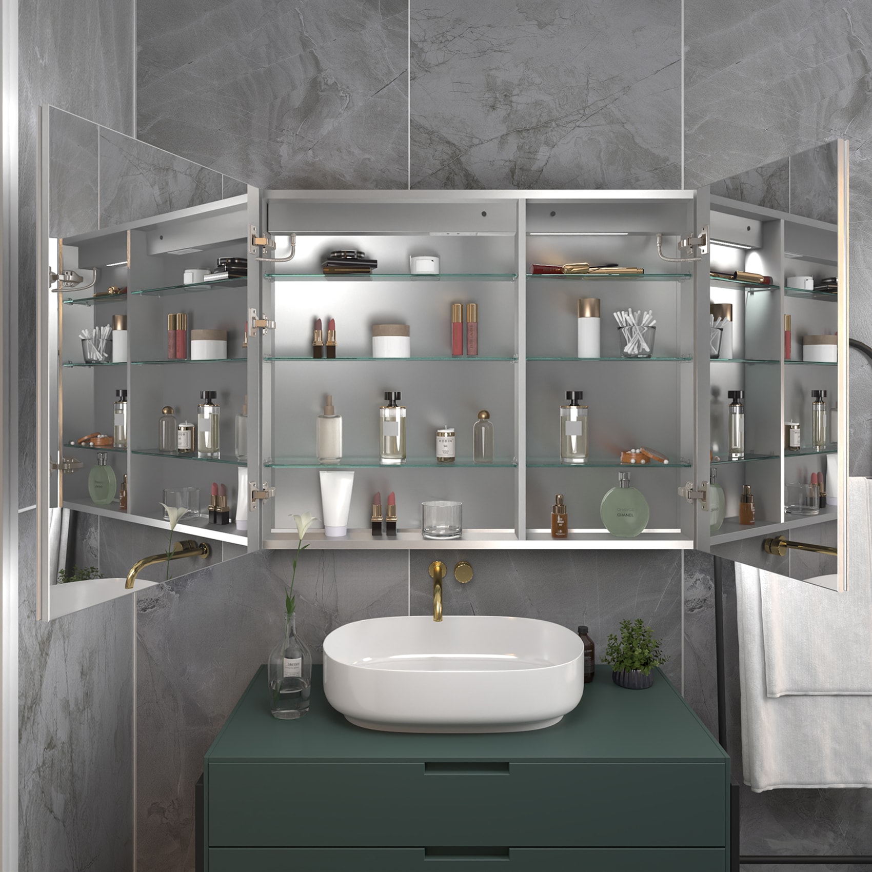 ExBrite LWSDHMC3632V5FB Bathroom-Medicine-Cabinets - View #12