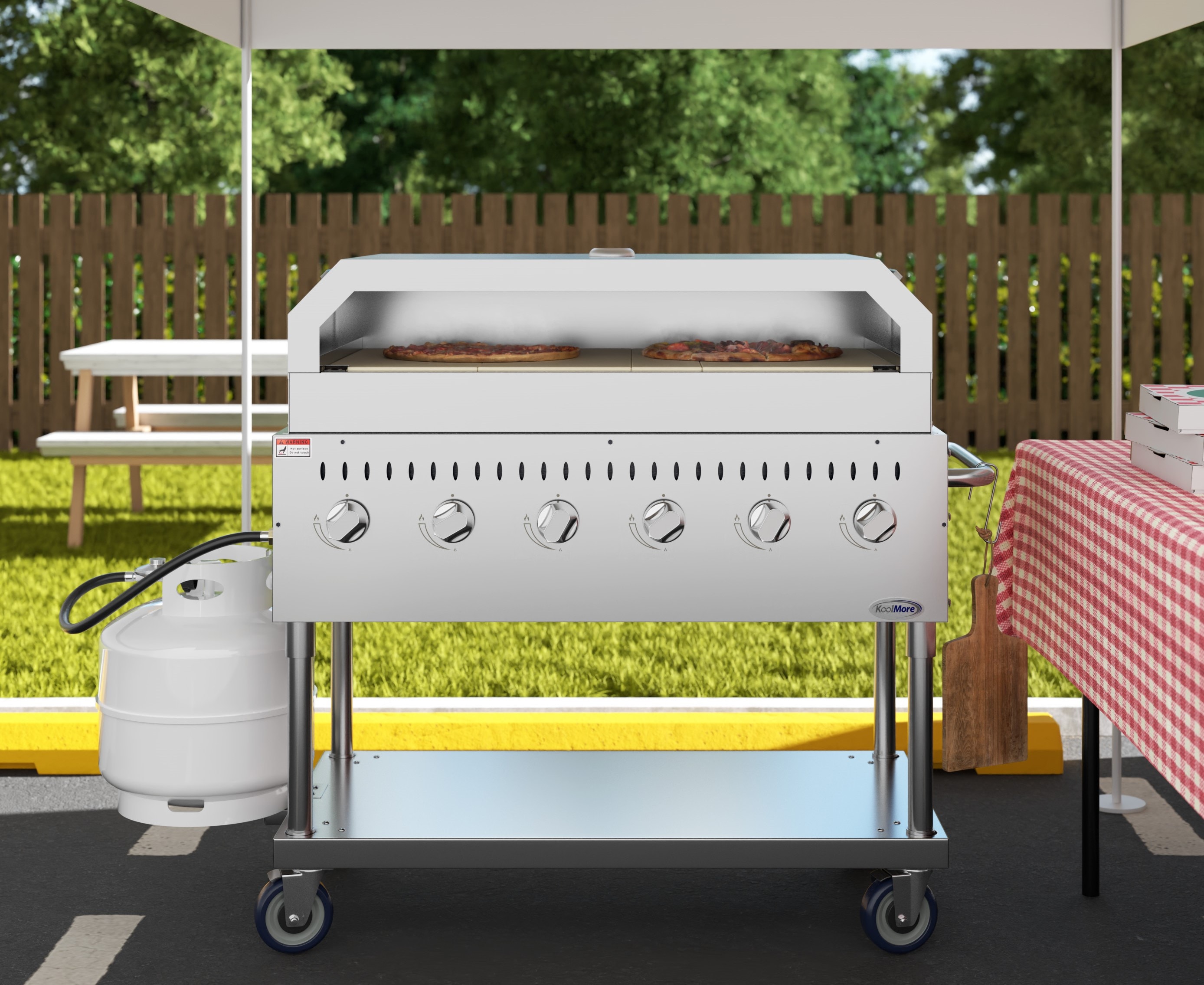 KoolMore LOW-CGKIT4-48P Gas-Grill - View #2