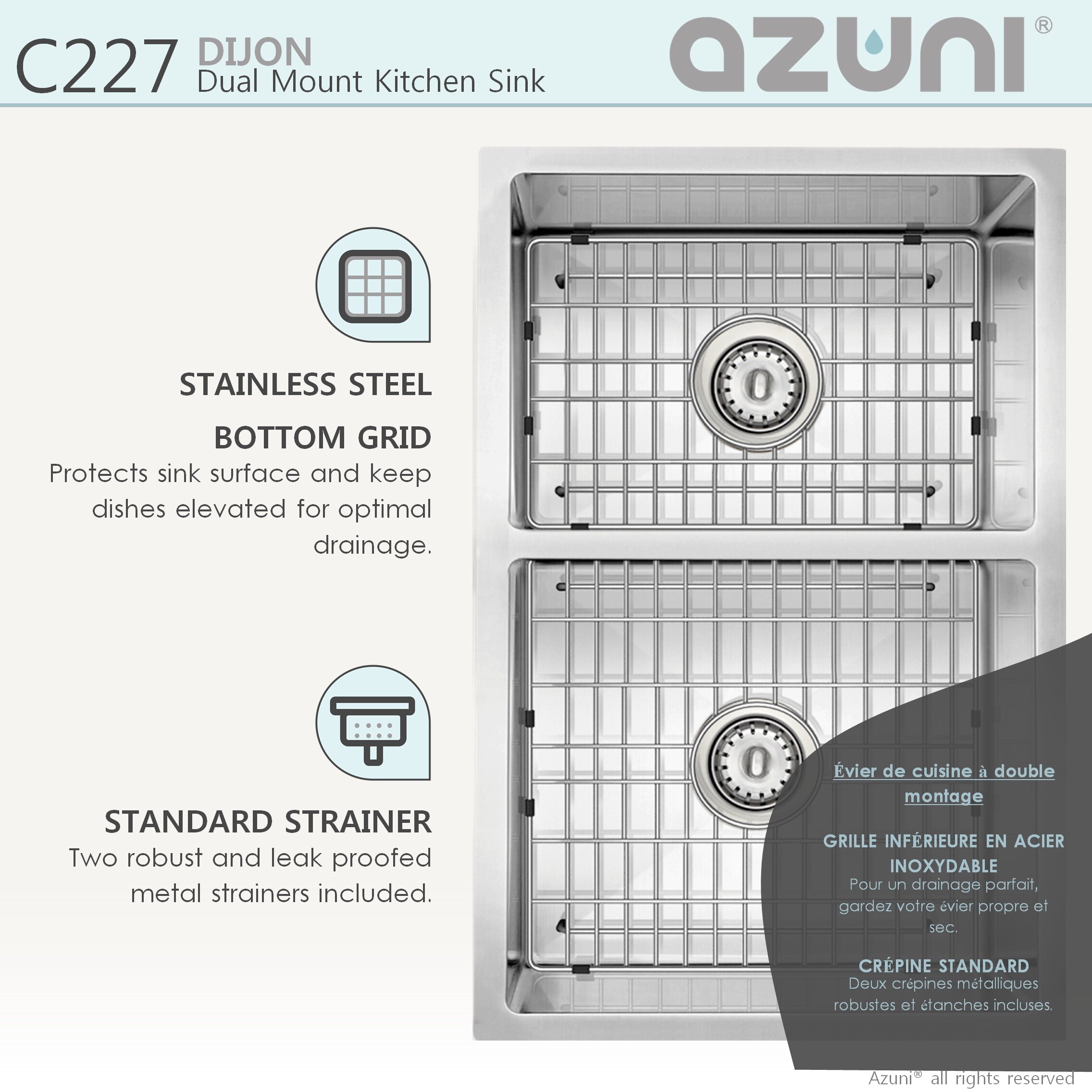 Azuni C227 Kitchen-Sinks - View #10