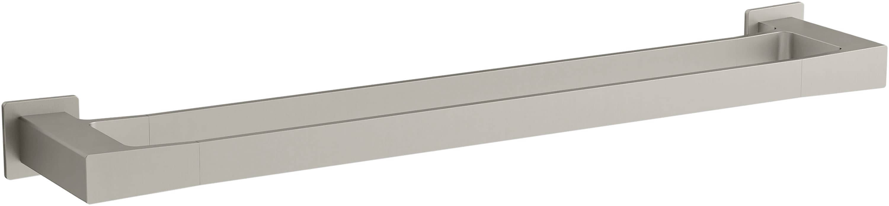 KOHLER K-26643-BN Honesty 24-in Vibrant Brushed Nickel Wall mount Double Towel Bar