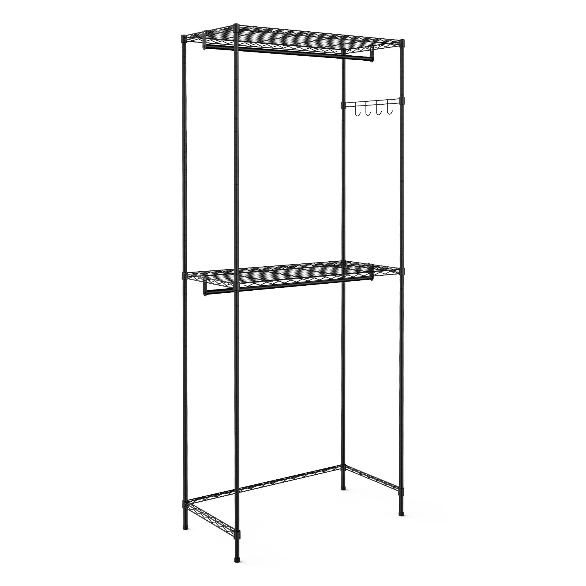 LTMATE LSCJ-B1750E Black Steel Clothing rack