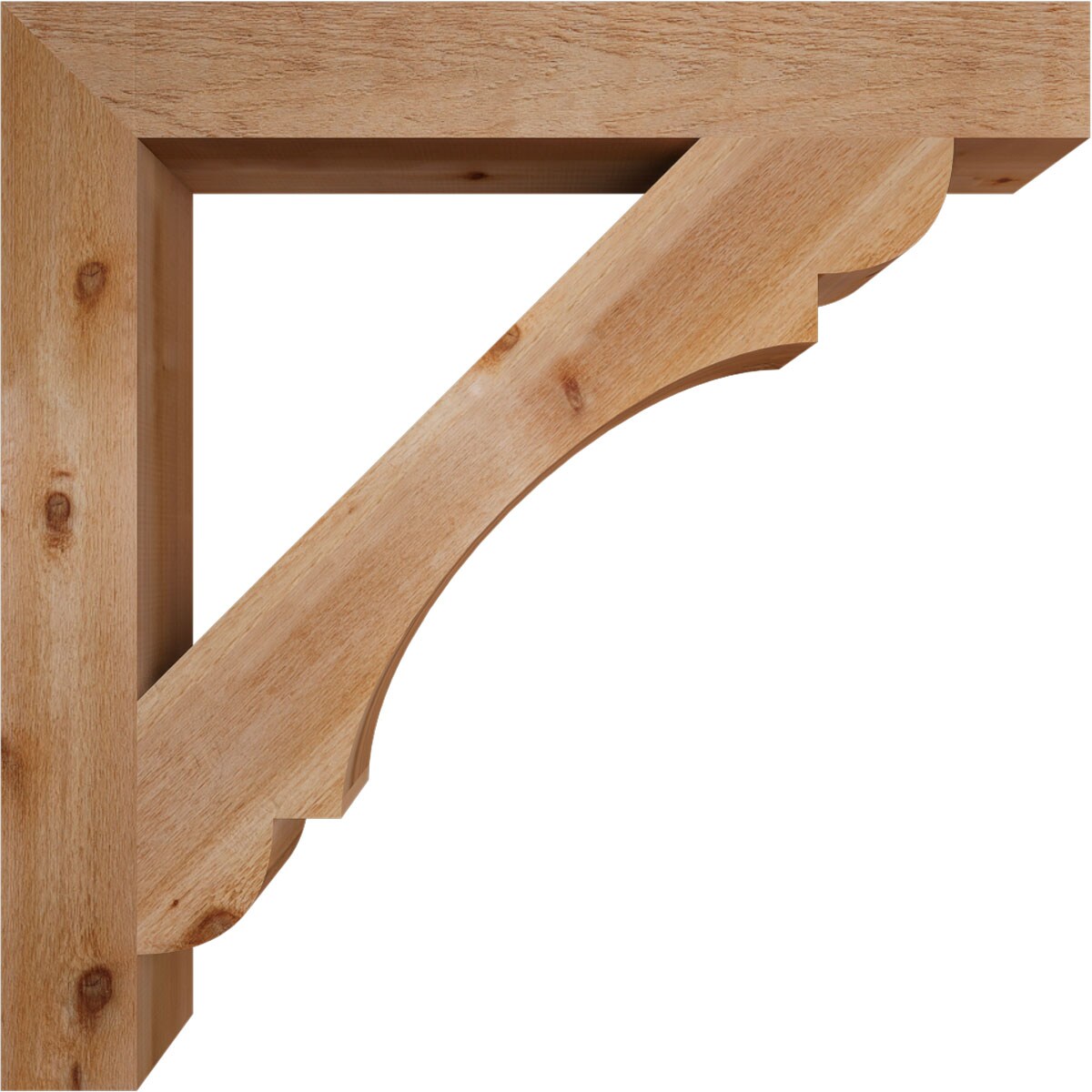 Ekena Millwork BKT06X48X48OLY05RWR corbels - View #3