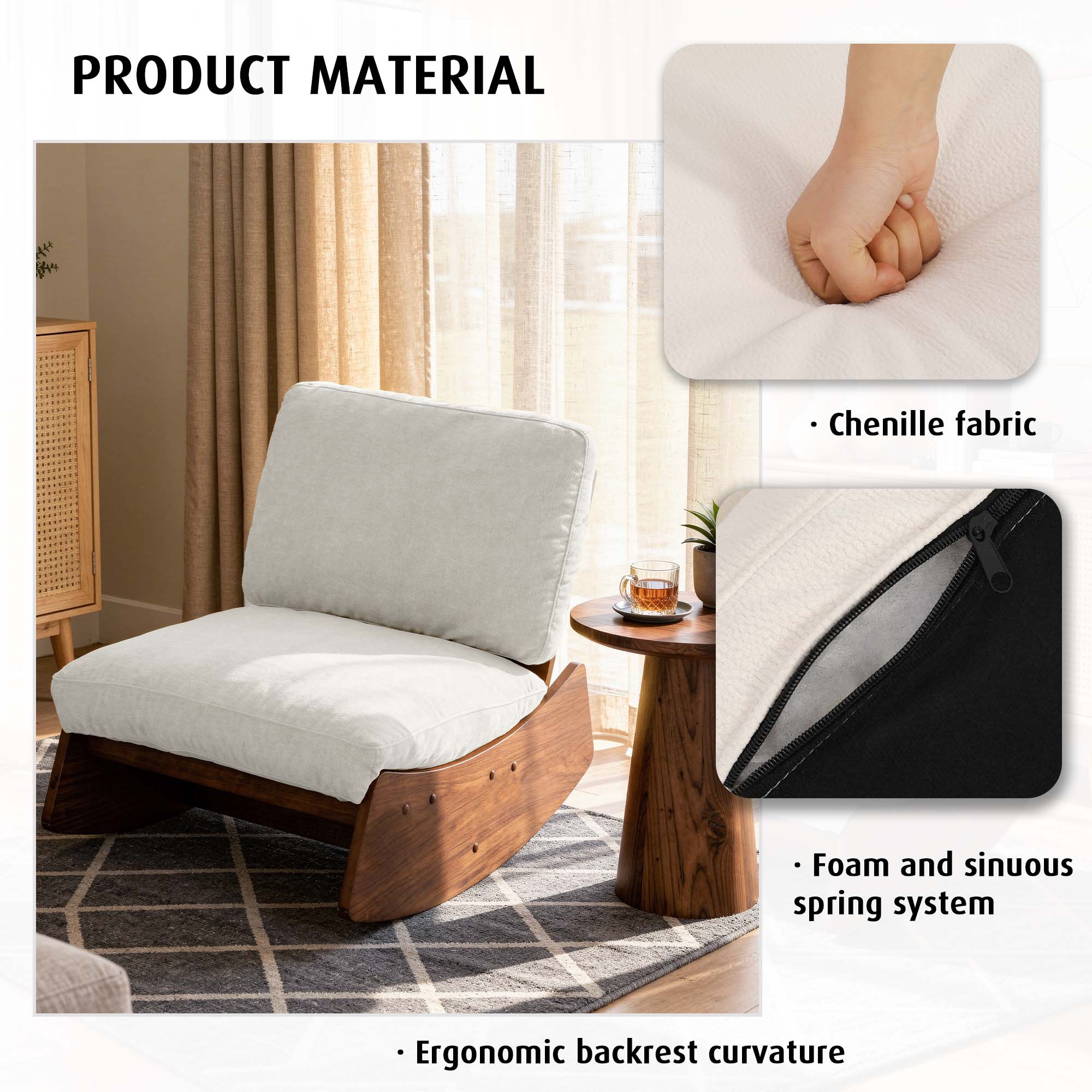 Dreamsidea LS-CH0077-BEIGE chairs - View #4