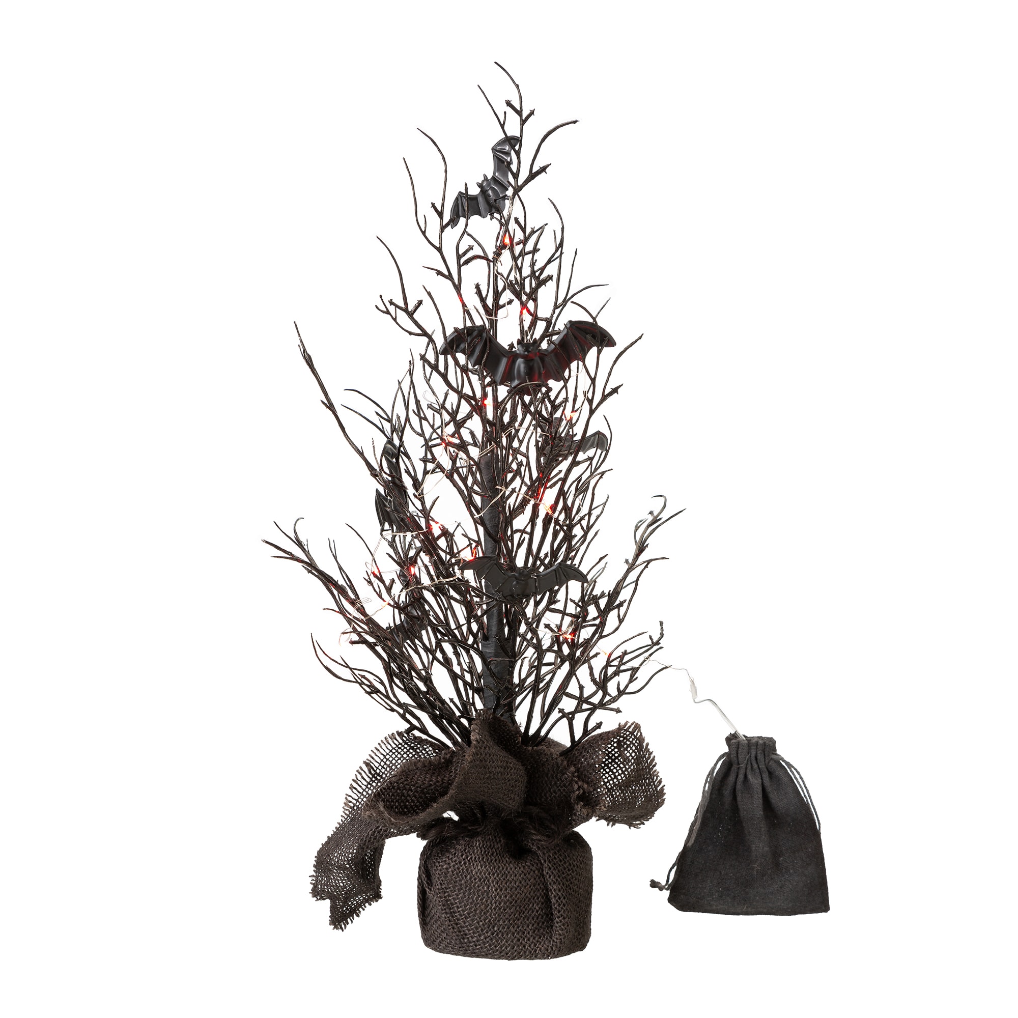 Glitzhome 2006200011 20-Inches Tabletop Lighted Tree Artificial tree