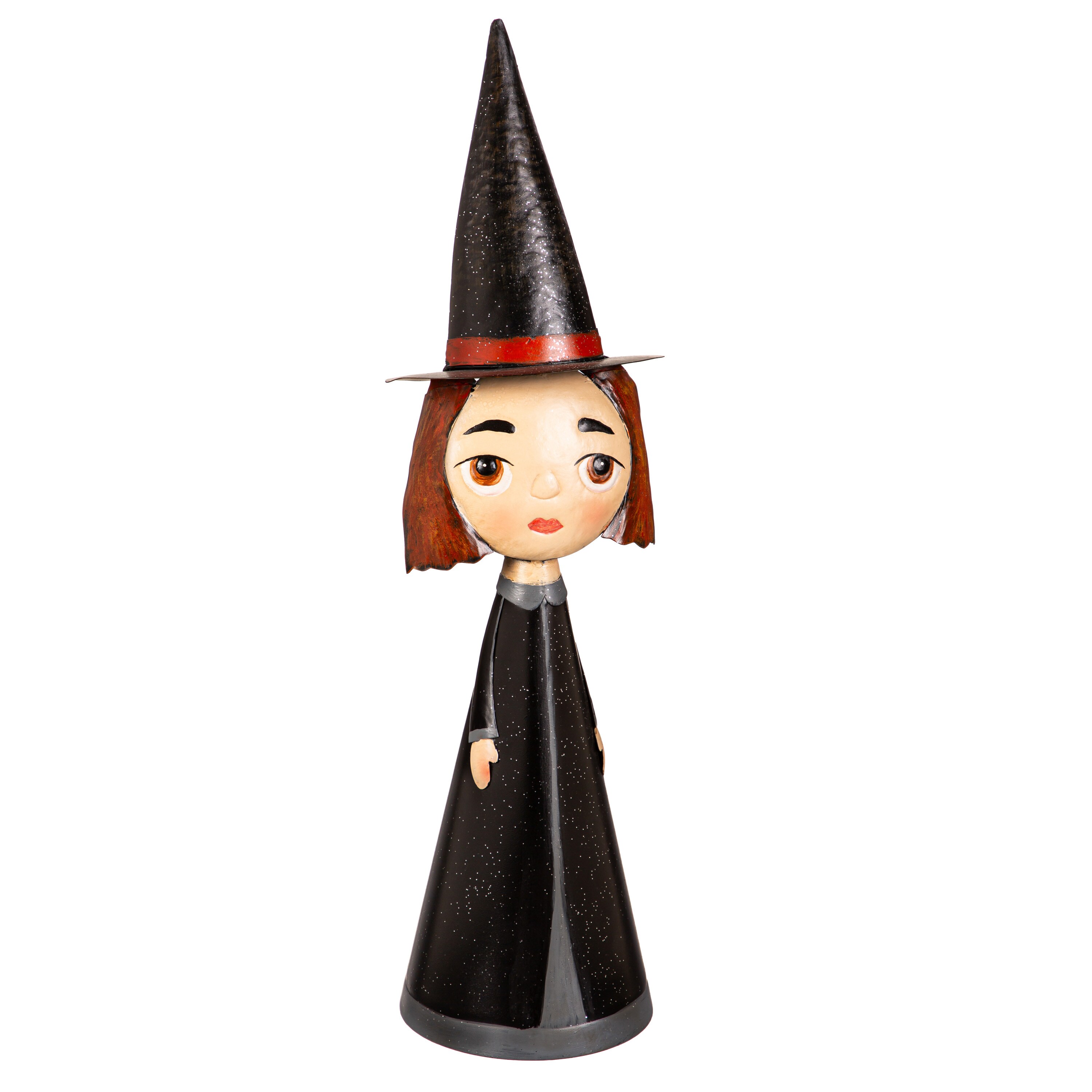 Evergreen 47M5476 20.5-in H x 6-in W Black Garden Statue