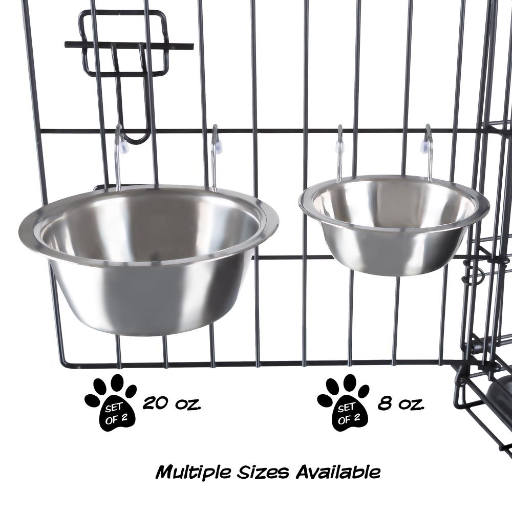 Pet Crate Bowl for Water or Food for Your Dog or Cat