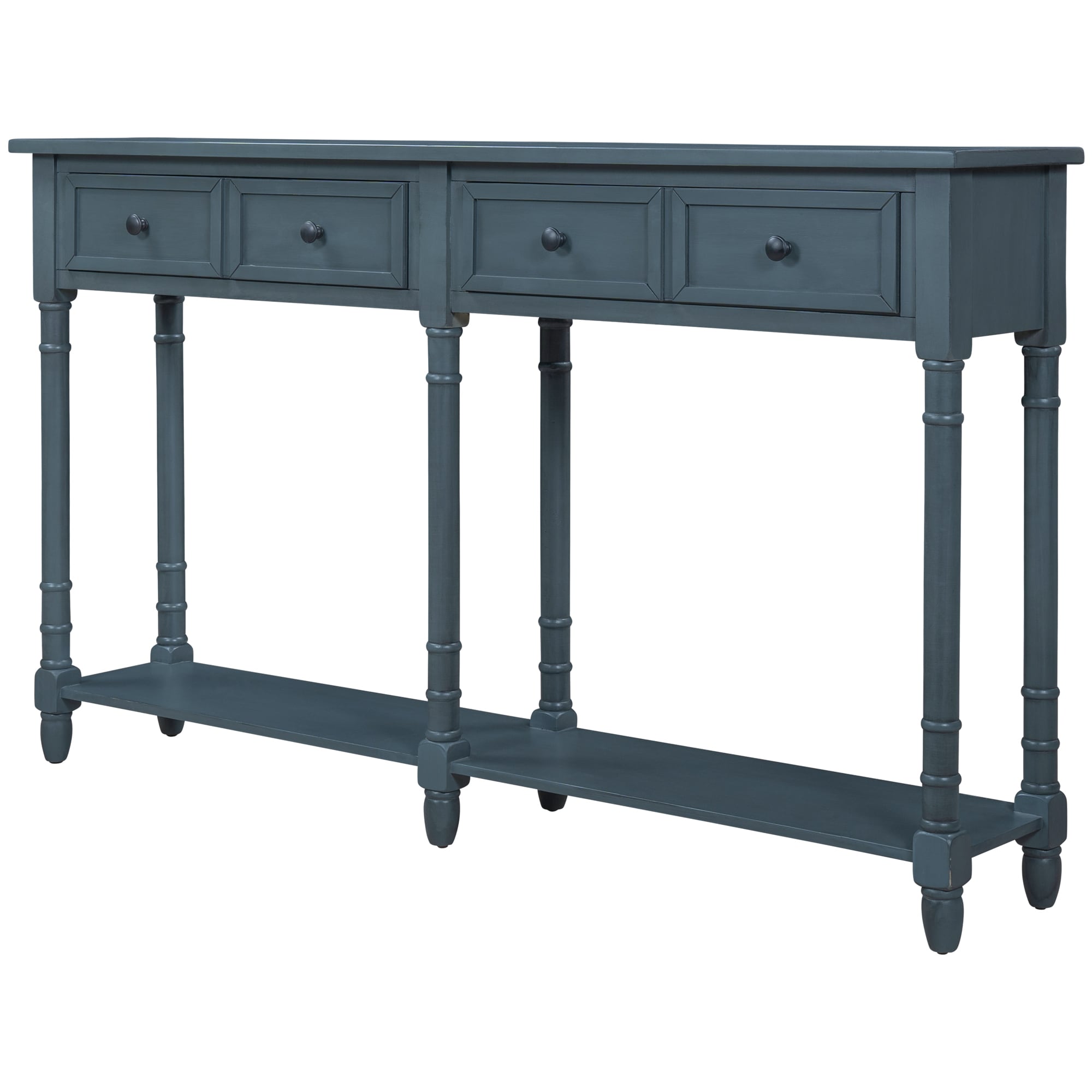 AHIOU HOME Rustic Antique Navy Console Table in the Console Tables ...