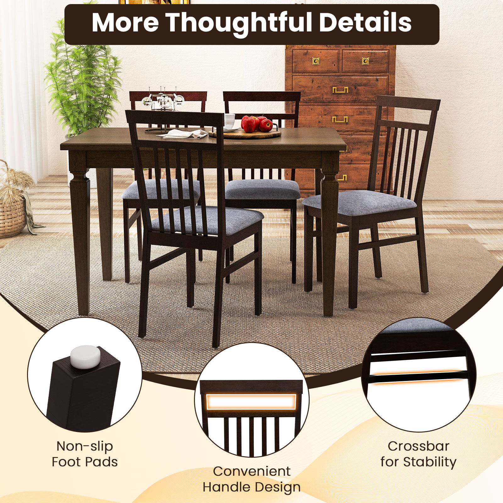 Slickblue D-CO-75365CK Dining-Chairs - View #3