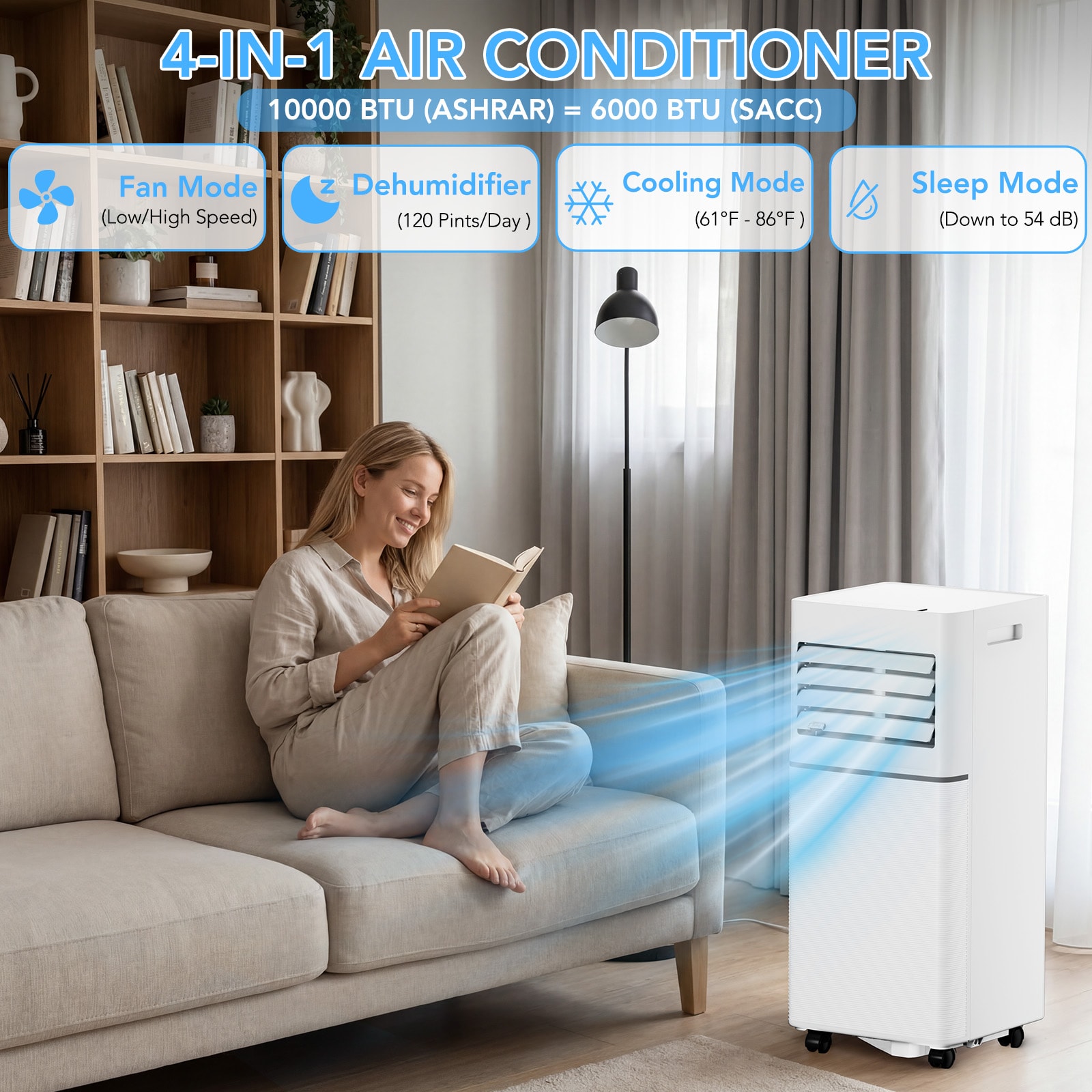 COWSAR LSA5411AC10K Portable-Air-Conditioners - View #3