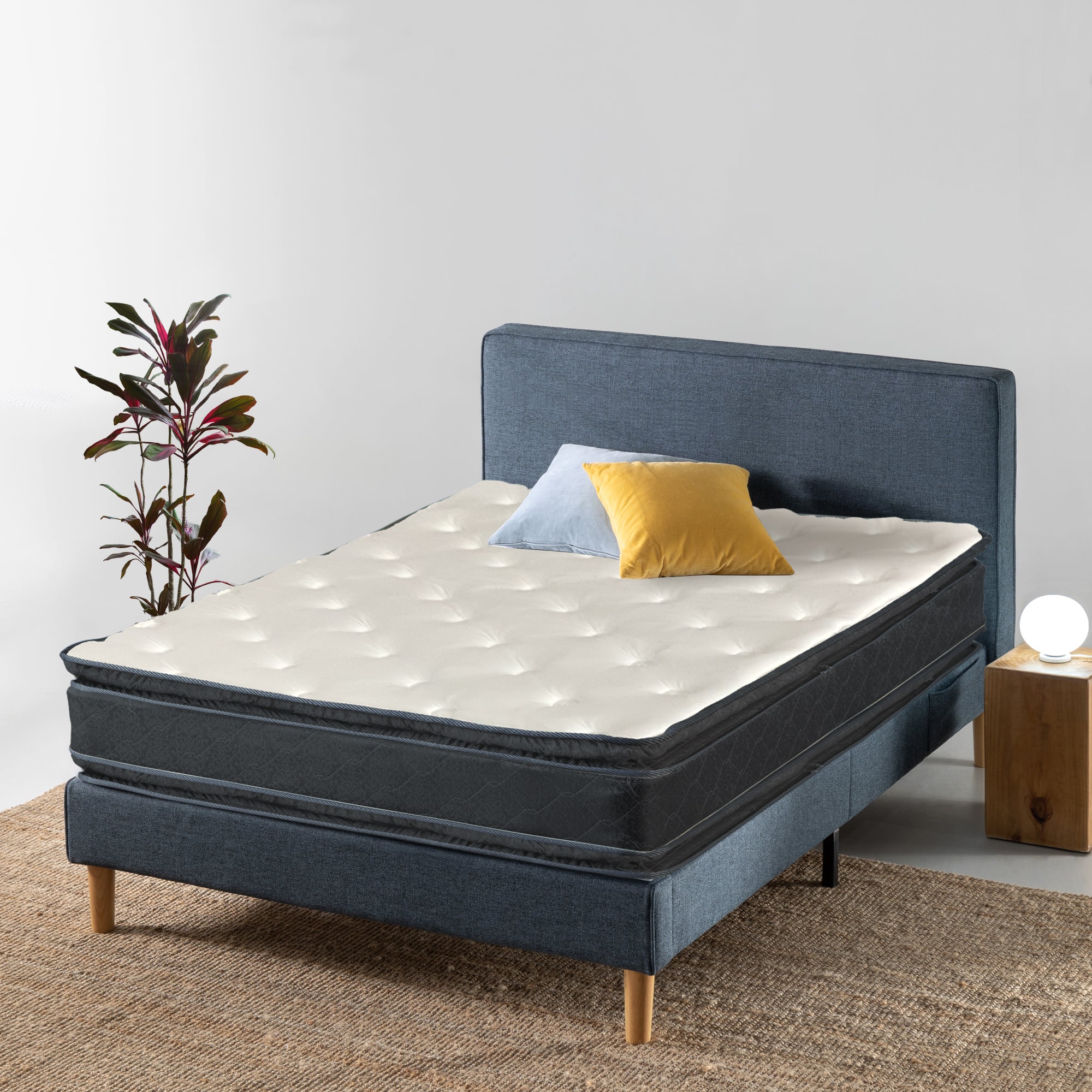 Glance PC302-4/6-1 12-in Medium Full Hybrid Memory Foam/Coil Blend Mattress in a Box