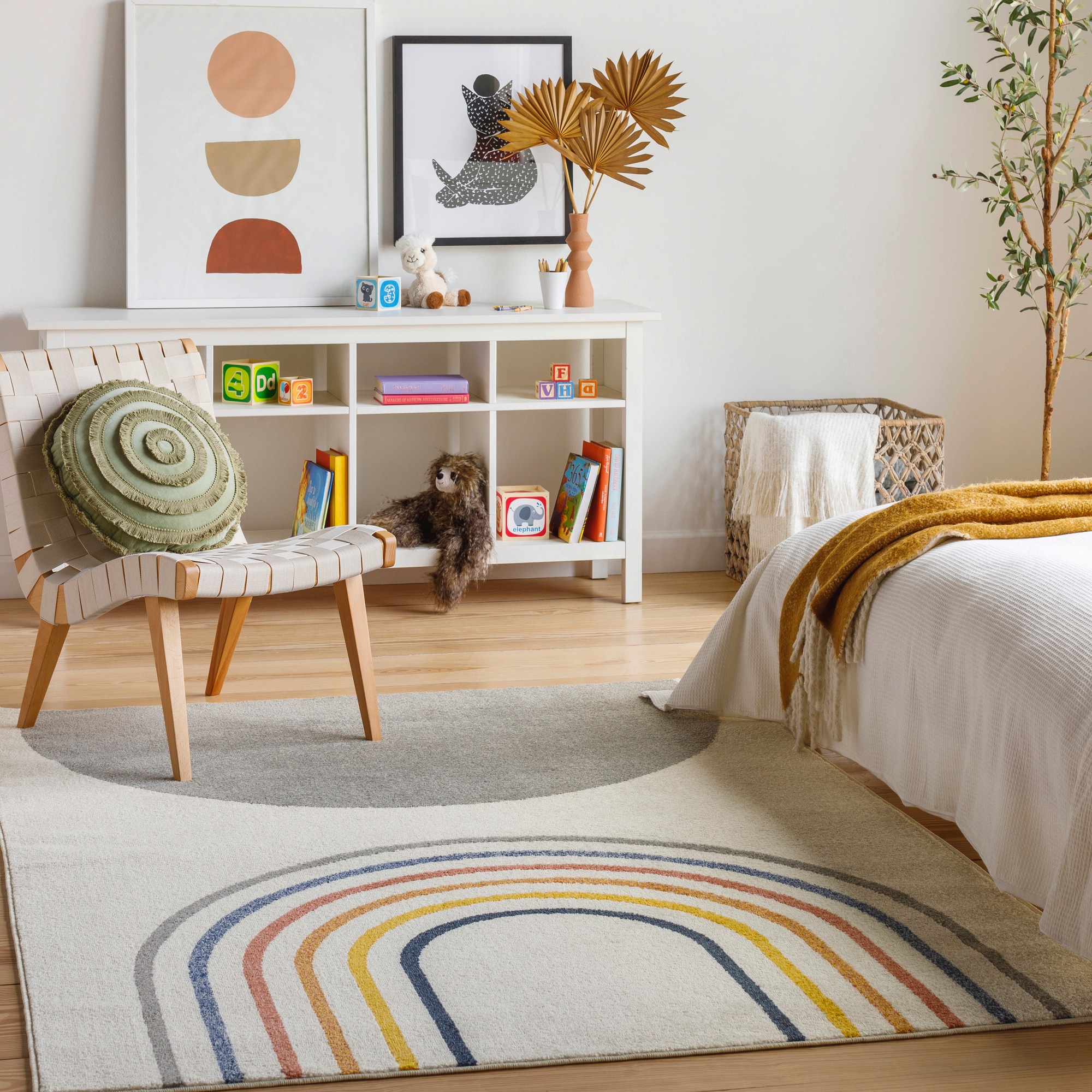Livabliss DEP2308-537 Delphi 5 x 8 (ft) Polypropylene Multi-Color Rectangular Indoor Abstract Area rug