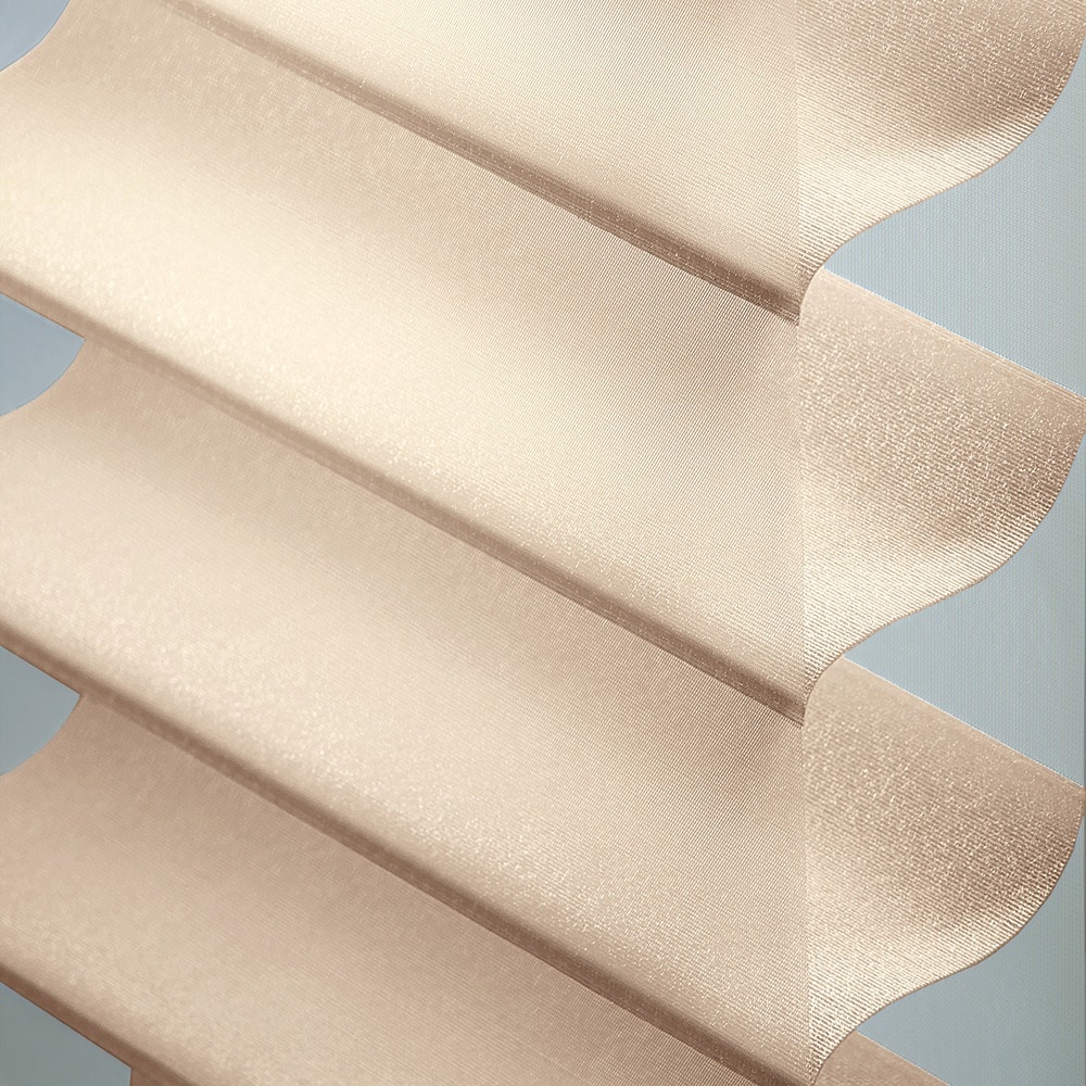 LEVOLOR 2021027 Westfall Praline Sheer Polyester Horizontal blinds swatch