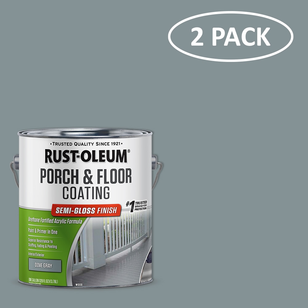 Rust-oleum Porch And Floor Dove Gray Semi-gloss Interior Exterior Porch 