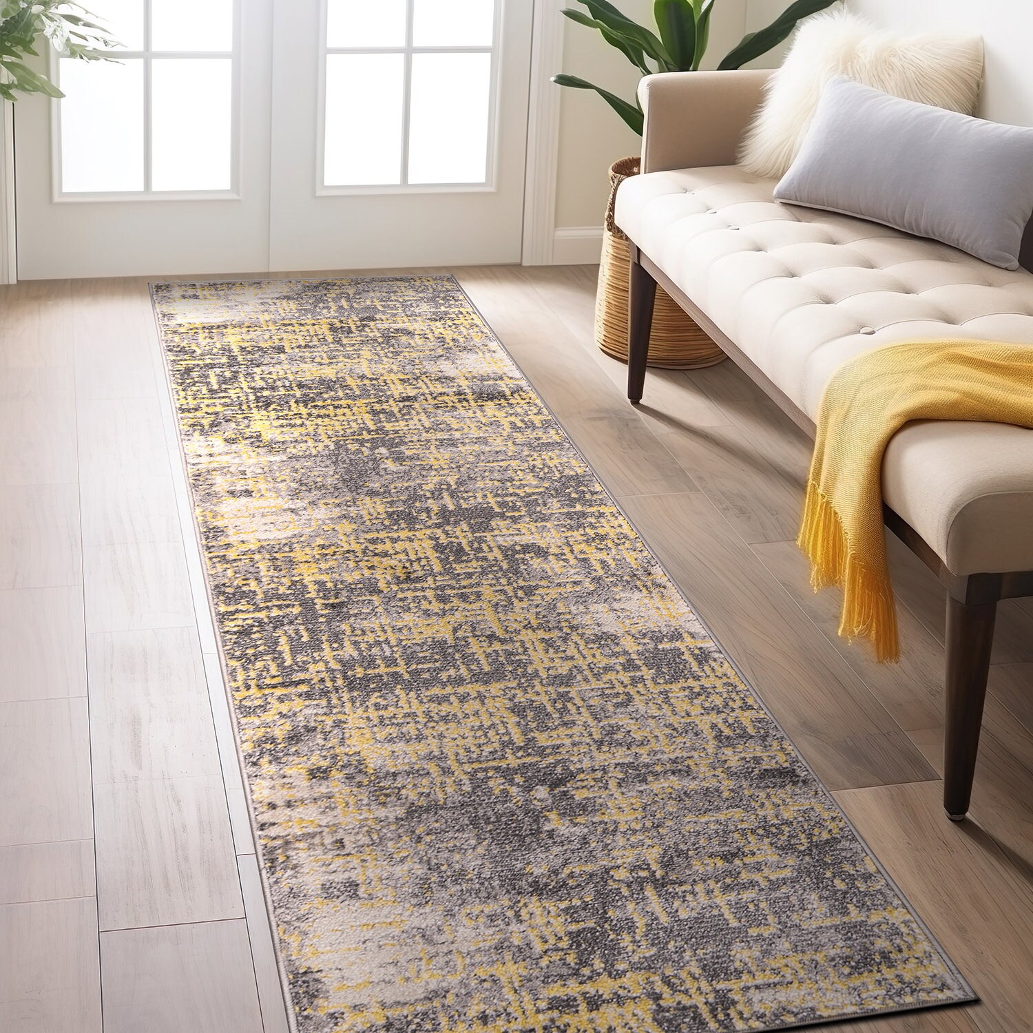 World Rug Gallery 394YELLOW2X7 rugs - View #2