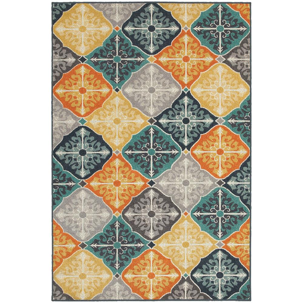 Archer Lane 206HTN3X6L Dallas 7 X 10 Indoor Geometric Area Rug