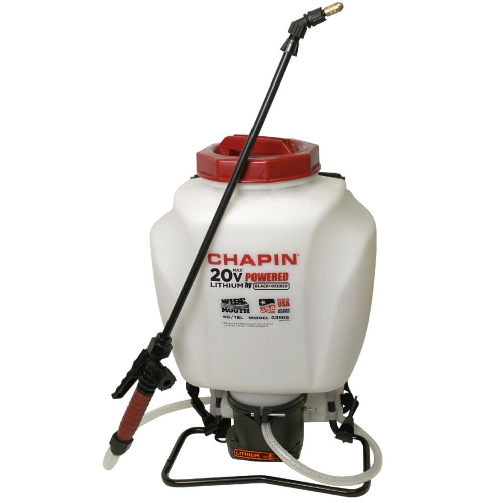 Chapin International 63985 Black & Decker Backpack Sprayer, 4 gal, Tra –  Pete's Patio, Lawn & Garden