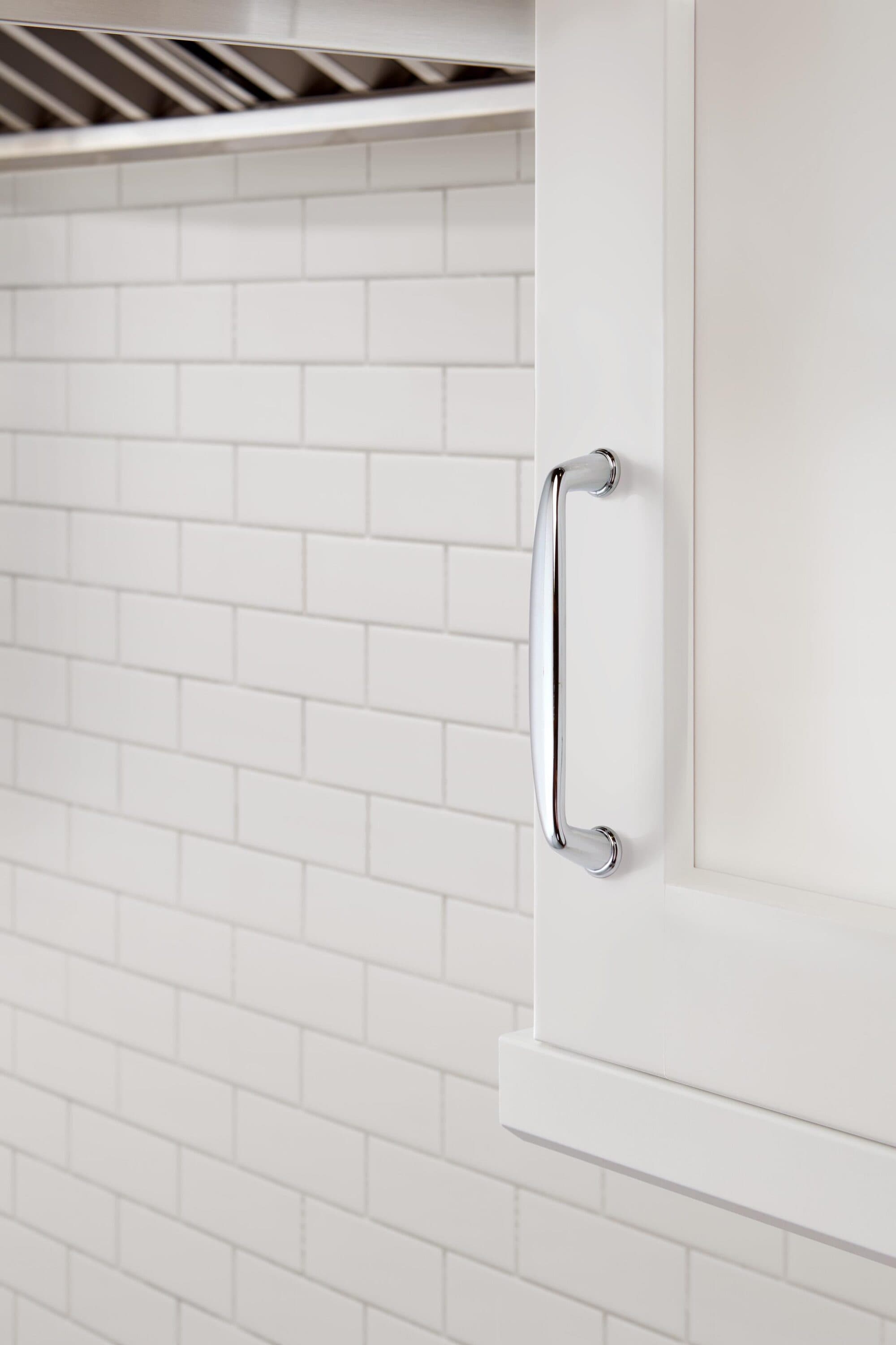 Polished Chrome 5-1/16" Cabinet Drawer Pull with Mounting Hardware