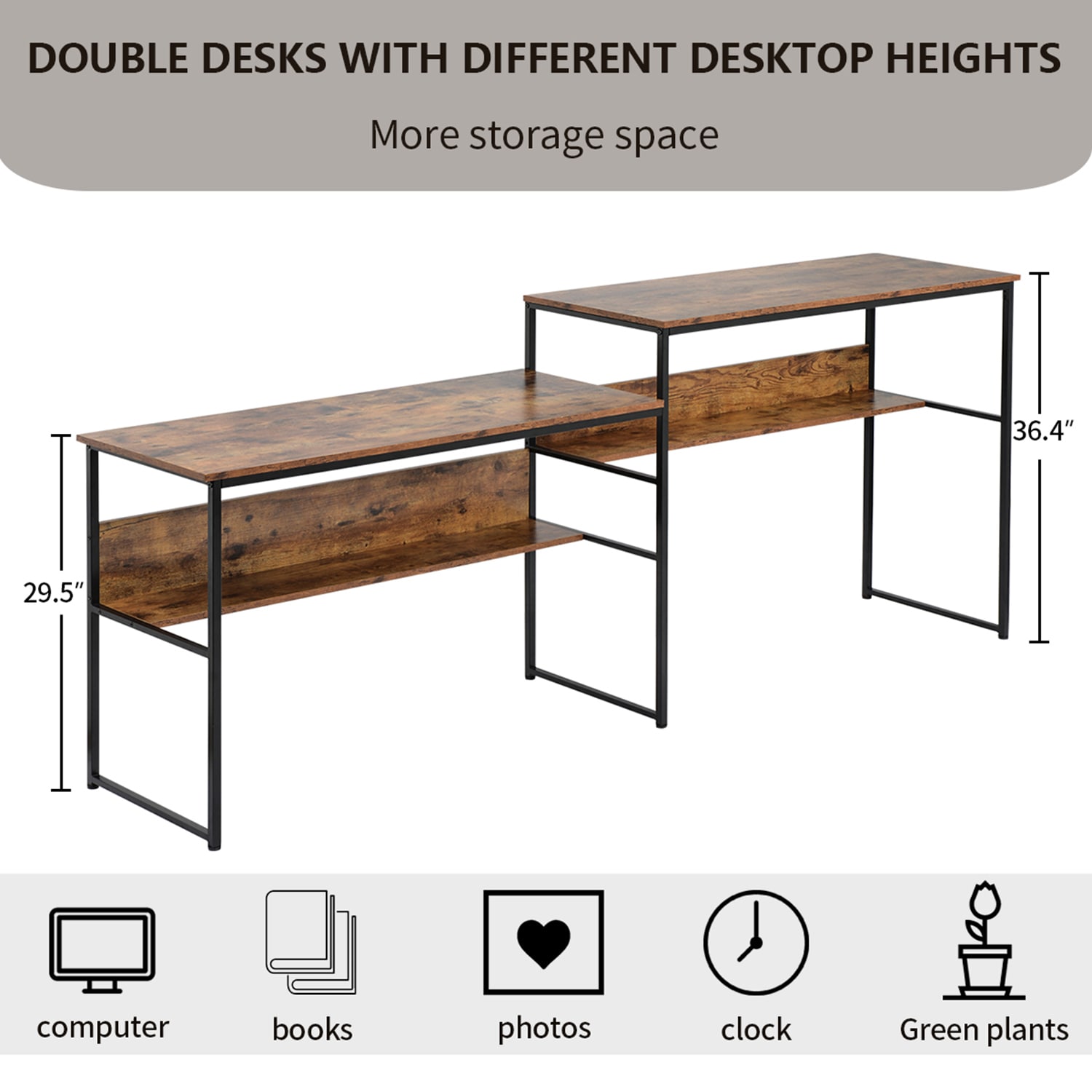 Mondawe OR-W630PA-LF desks - View #3