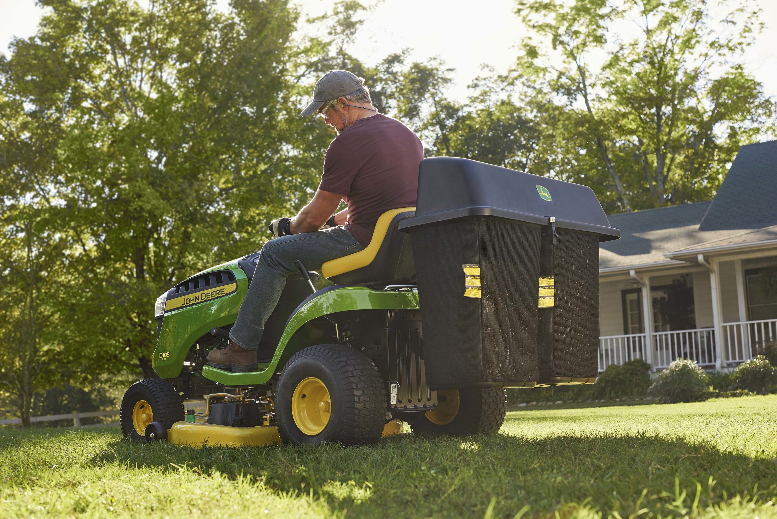 Lowes john deere discount bagger