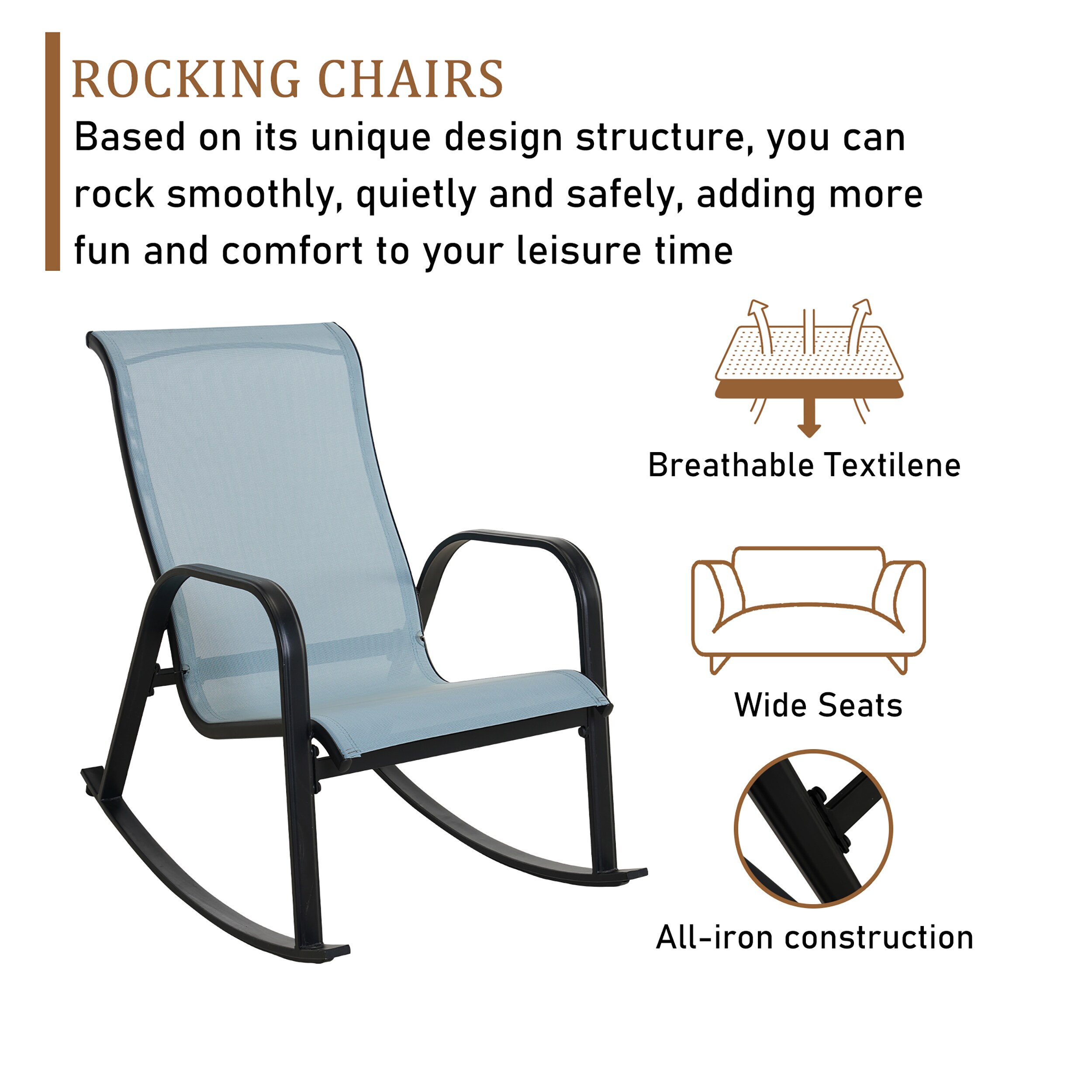CASAINC ZY-46 Patio-Chairs - View #2