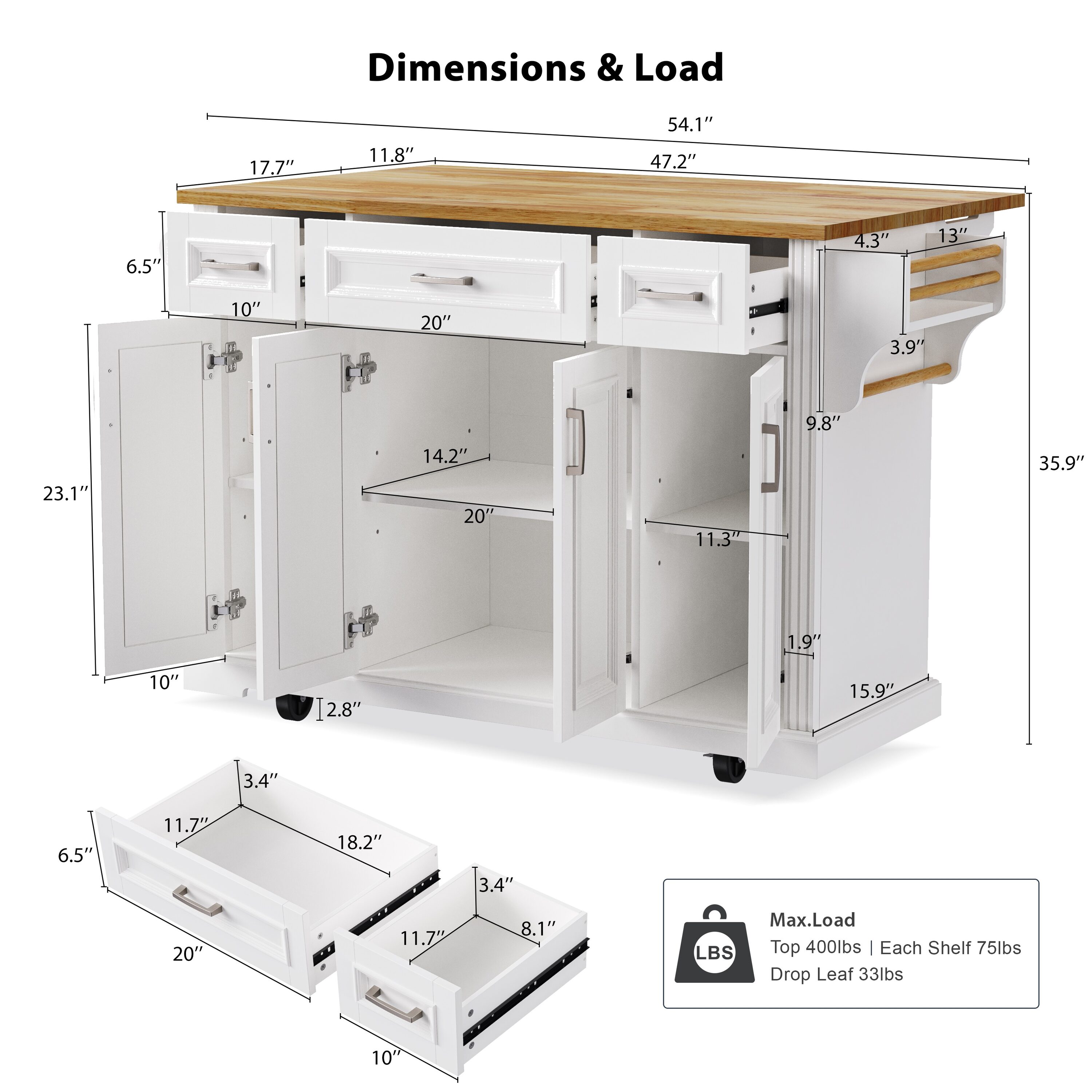 Mondawe MO-KS5395W Kitchen-Furniture - View #9
