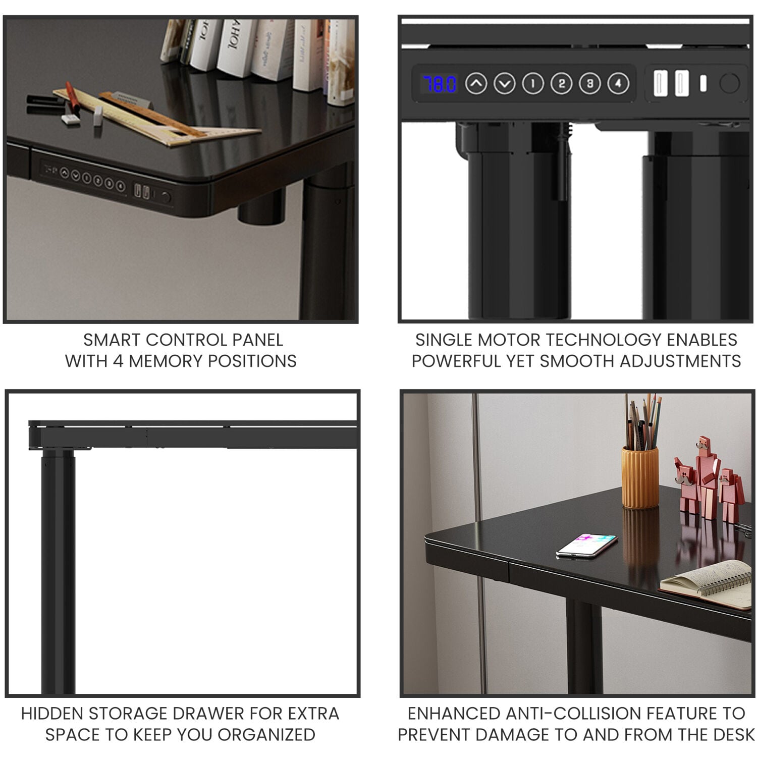 Hanover HSD0422-BLK desks - View #4