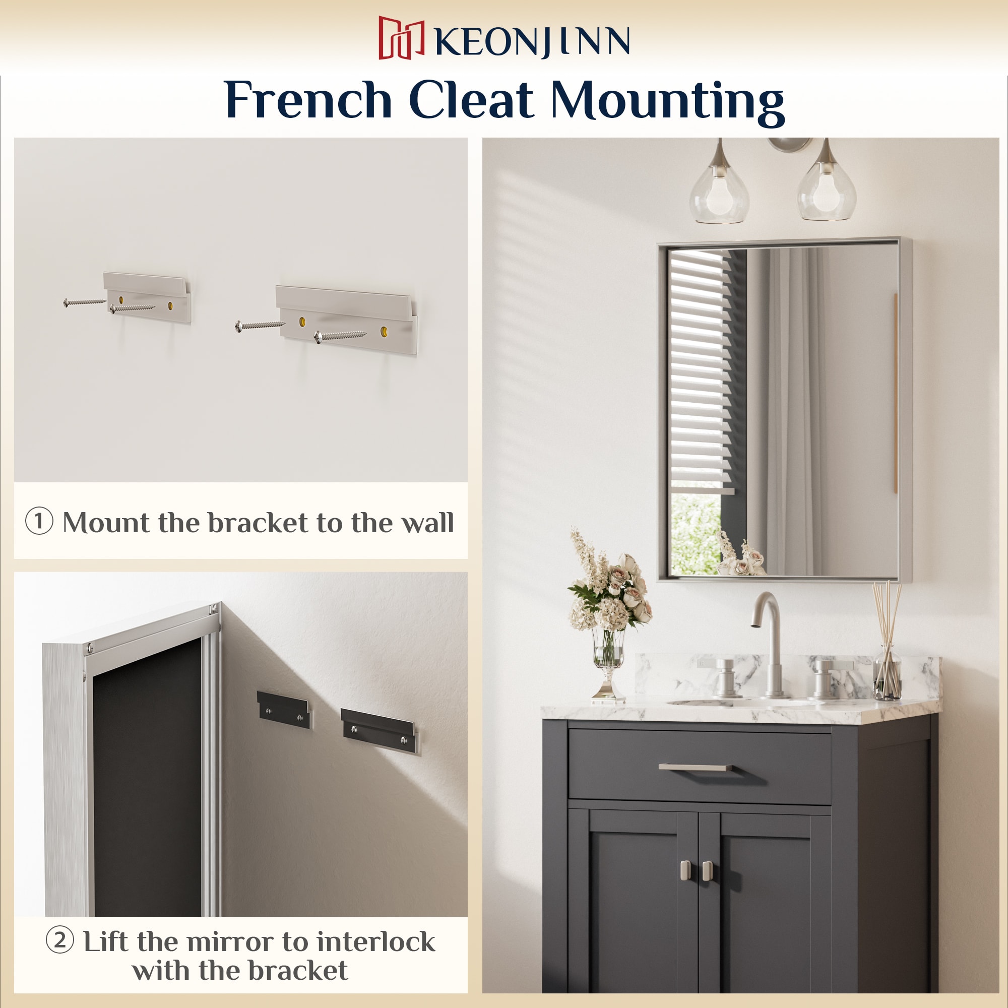 Keonjinn LW-JZ-JSKFJ-18291NI Decor-Mirrors - View #8