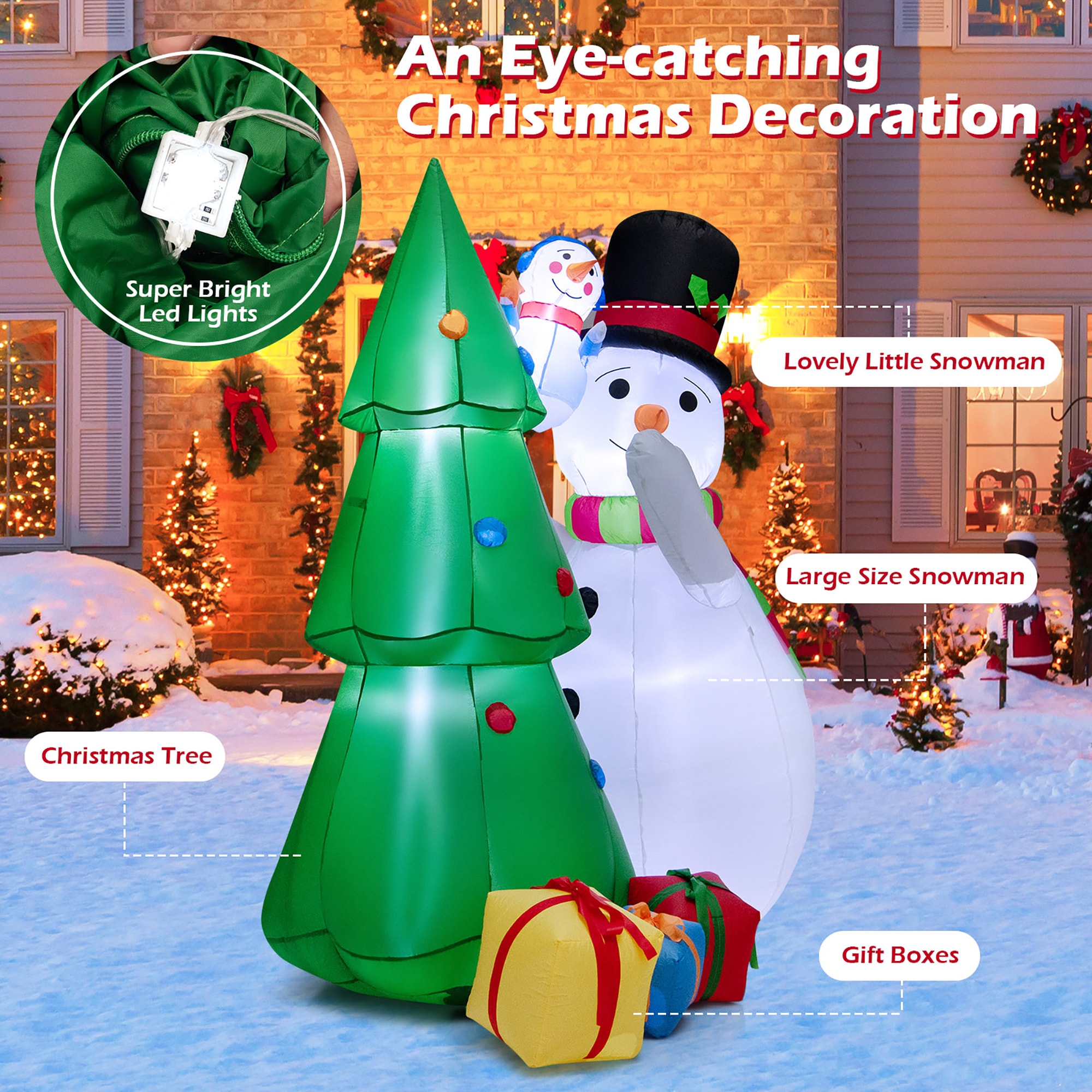 Costway LWS00691 Christmas-Inflatables - View #3