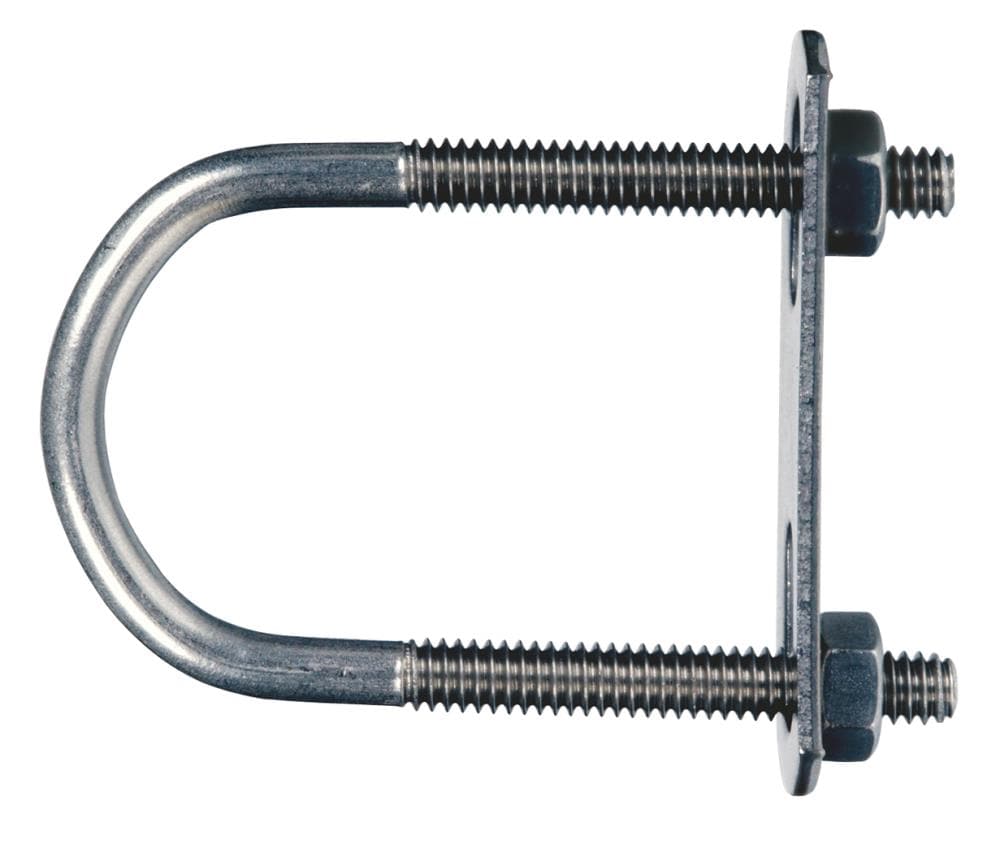 Hillman 1/4-in x 1-3/4-in Stainless U-bolt Plate Bolt in the Specialty Bolts  department at