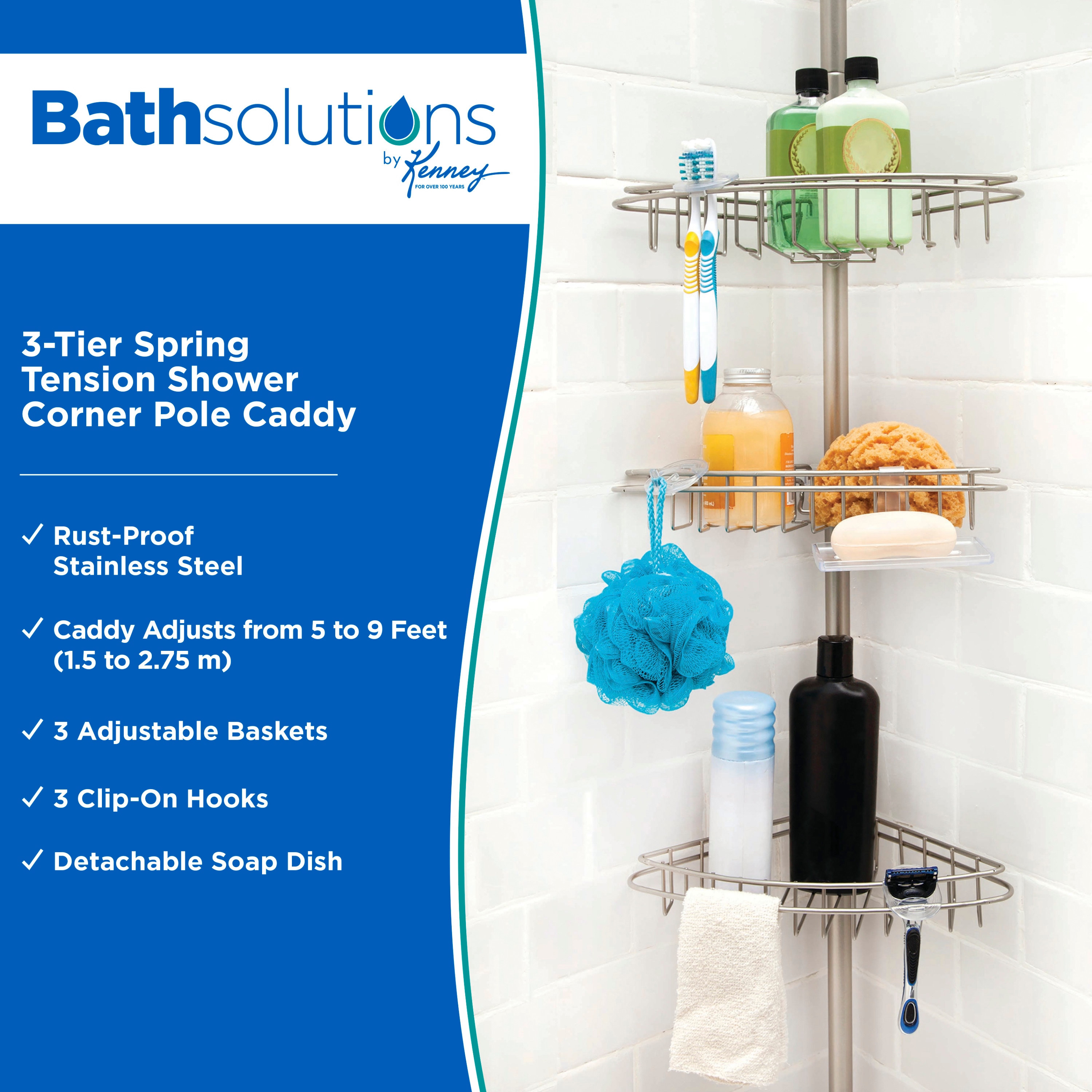 Kenney KN61520V1 Hanging-Shower-Caddies - View #2