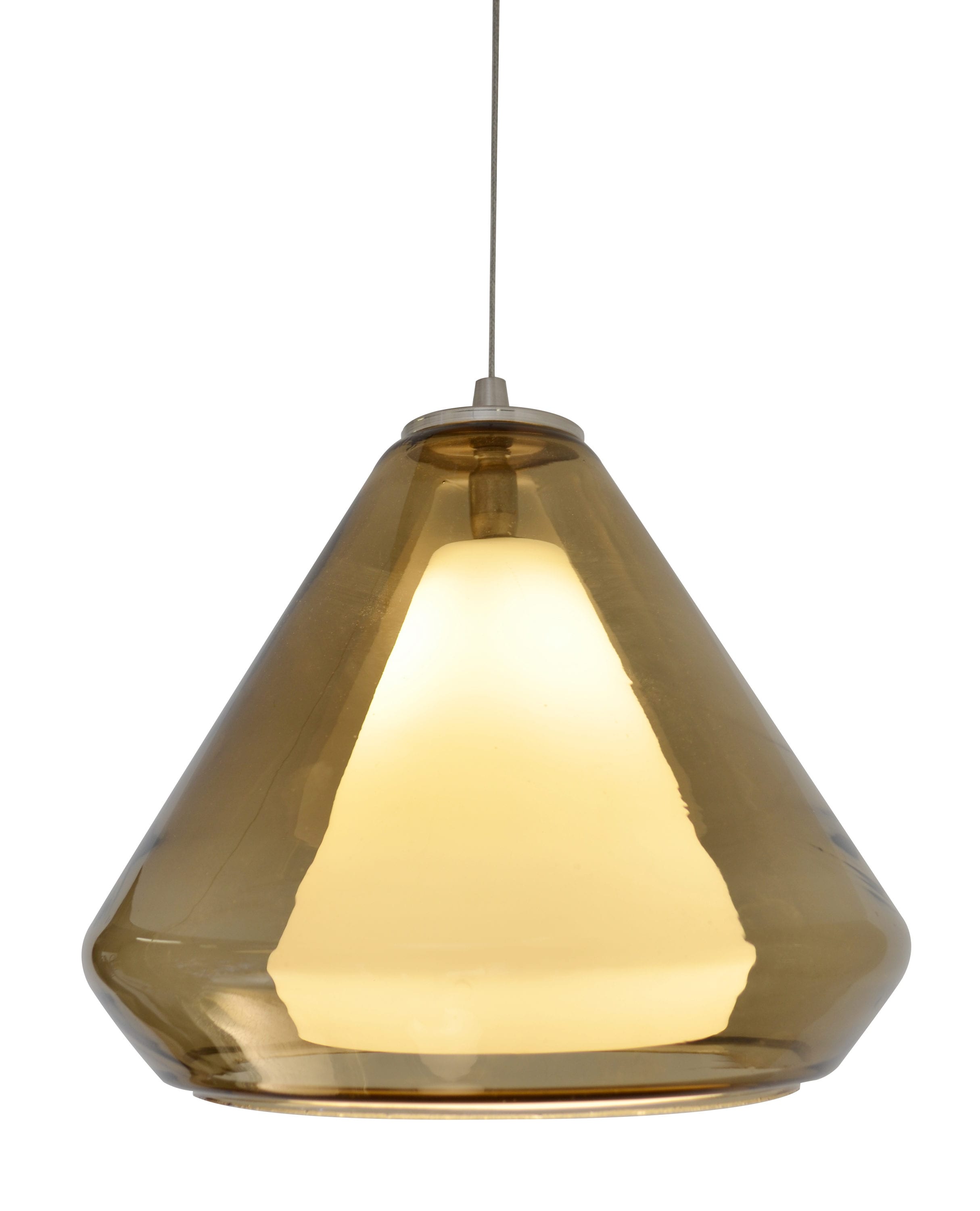 AFX AGP500L30D1SNBR Armitage Satin Nickel Modern/contemporary Bell Integrated LED Medium Hanging Pendant light