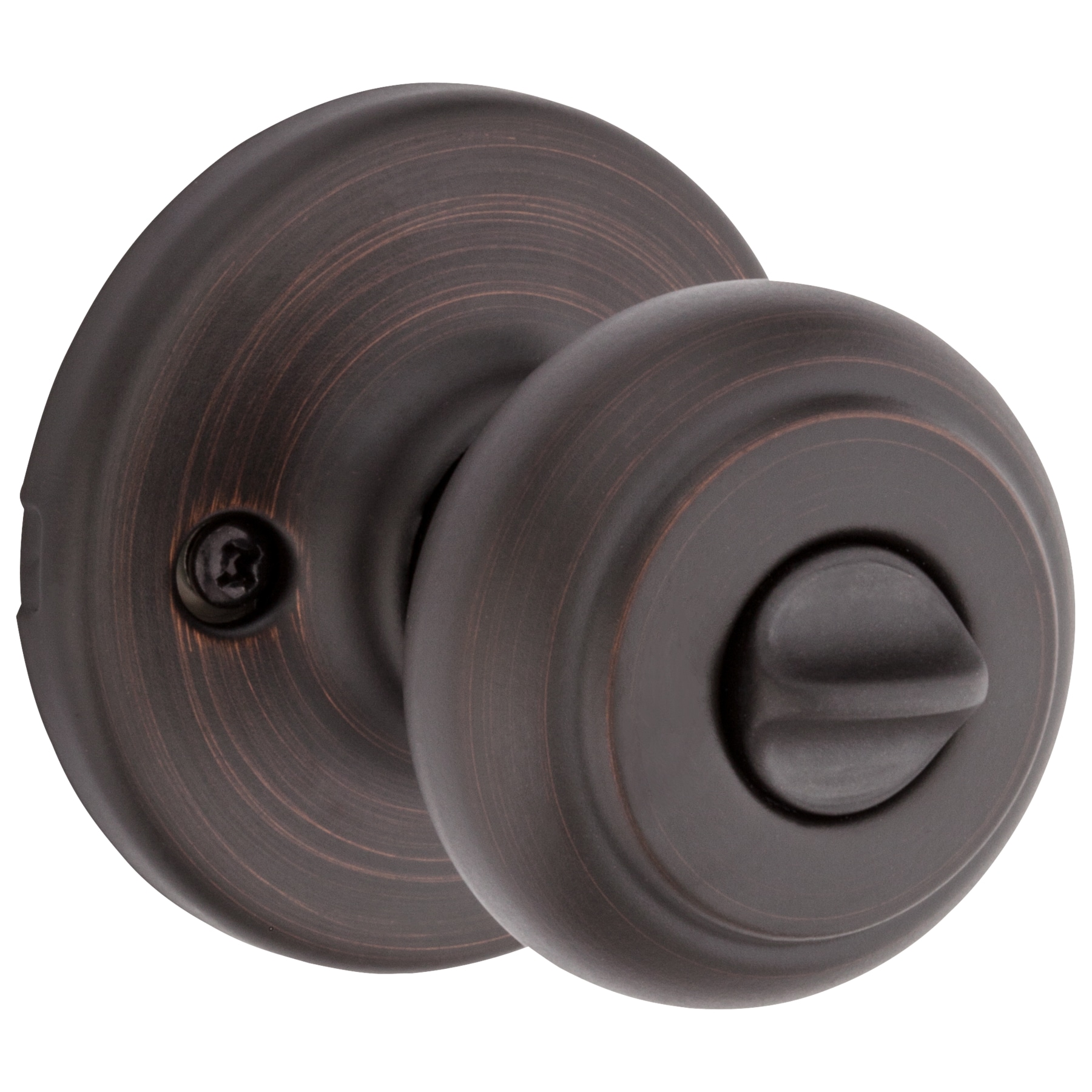 Kwikset Cove Venetian Bronze Exterior Keyed Entry Door Knob 400CV 11P ...