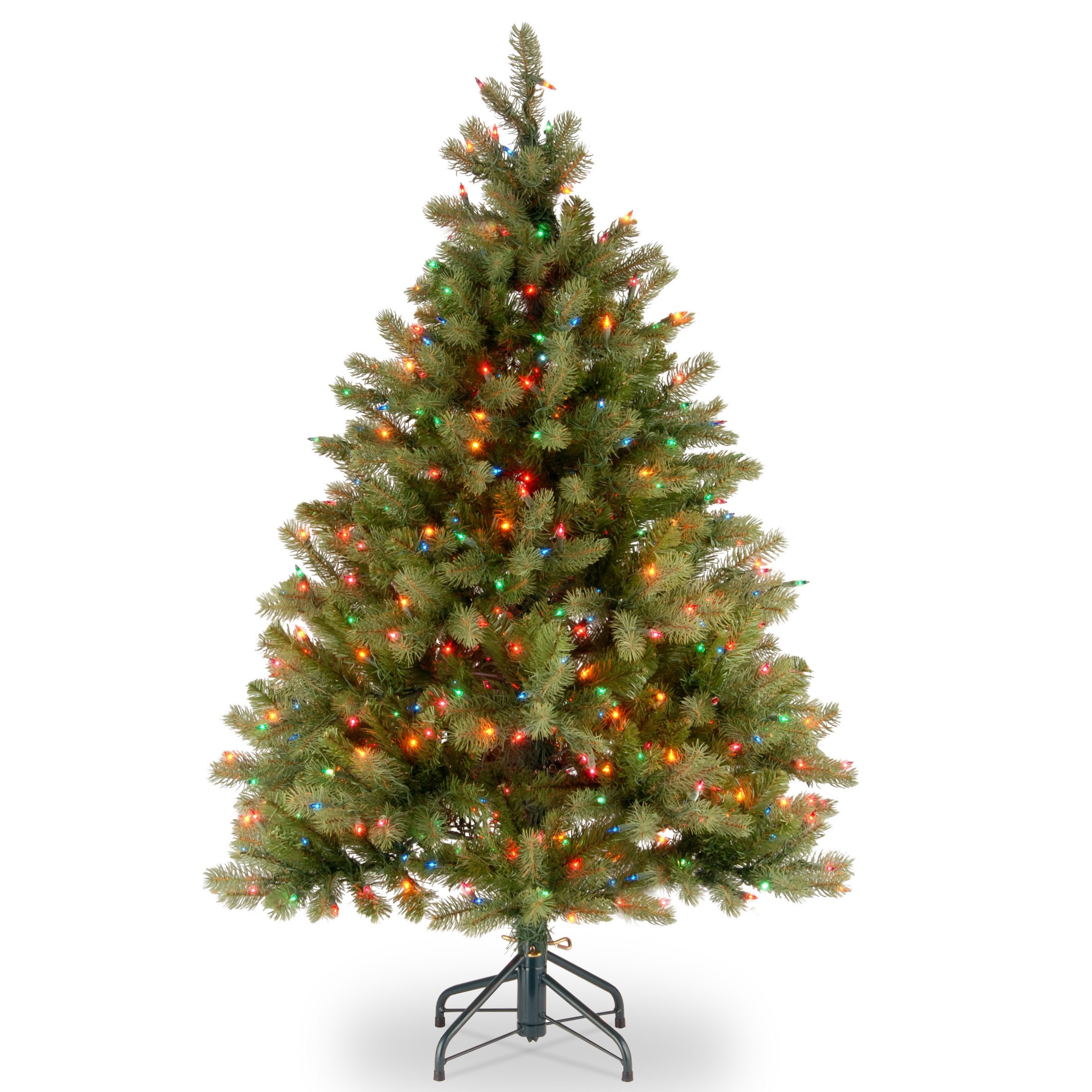 National Tree Company PEDD1-325-45 4.5-Feet Douglas fir Pre-lit Artificial Christmas Tree with Multicolor Incandescent Lights