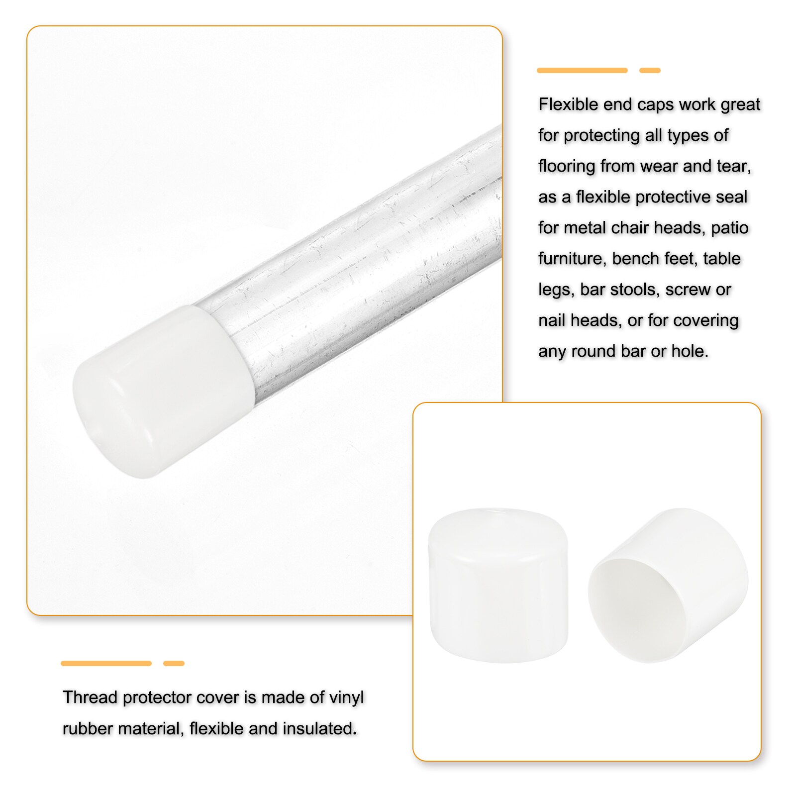 Unique Bargains S26021100UX5476 Deck-Post-Caps - View #3