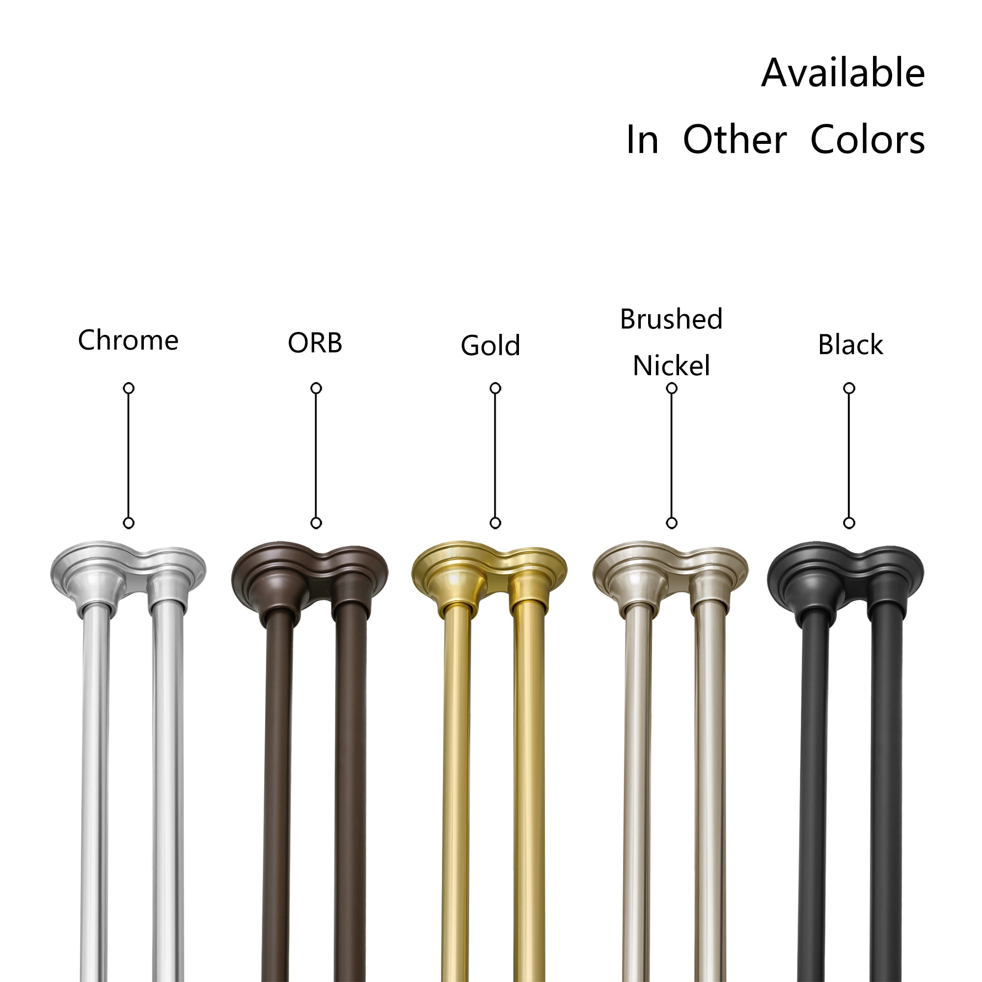 Utopia Alley DS1BK Shower-Rods - View #11