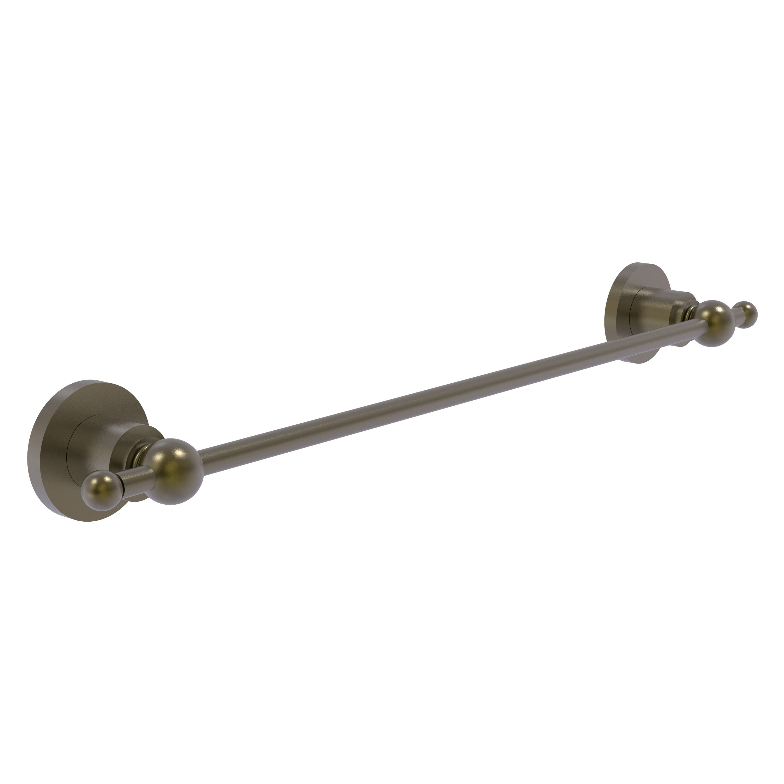 Allied Brass AP-41/18-ABR Astor Place 18-in Antique Brass Wall mount Single Towel Bar