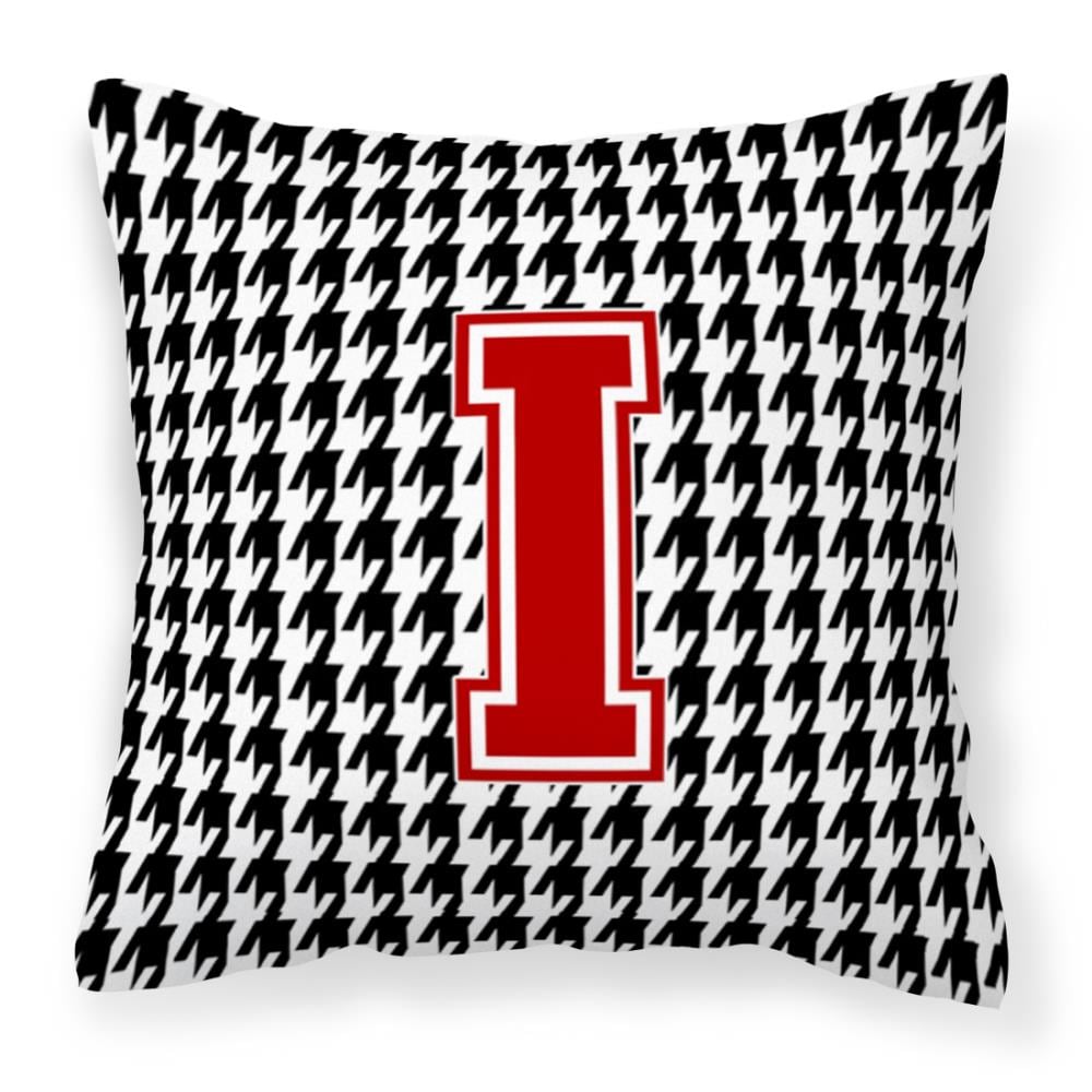 Caroline's Treasures CJ1021-IPW1414 Graphic Print Multicolor Square Monogram Throw Pillow