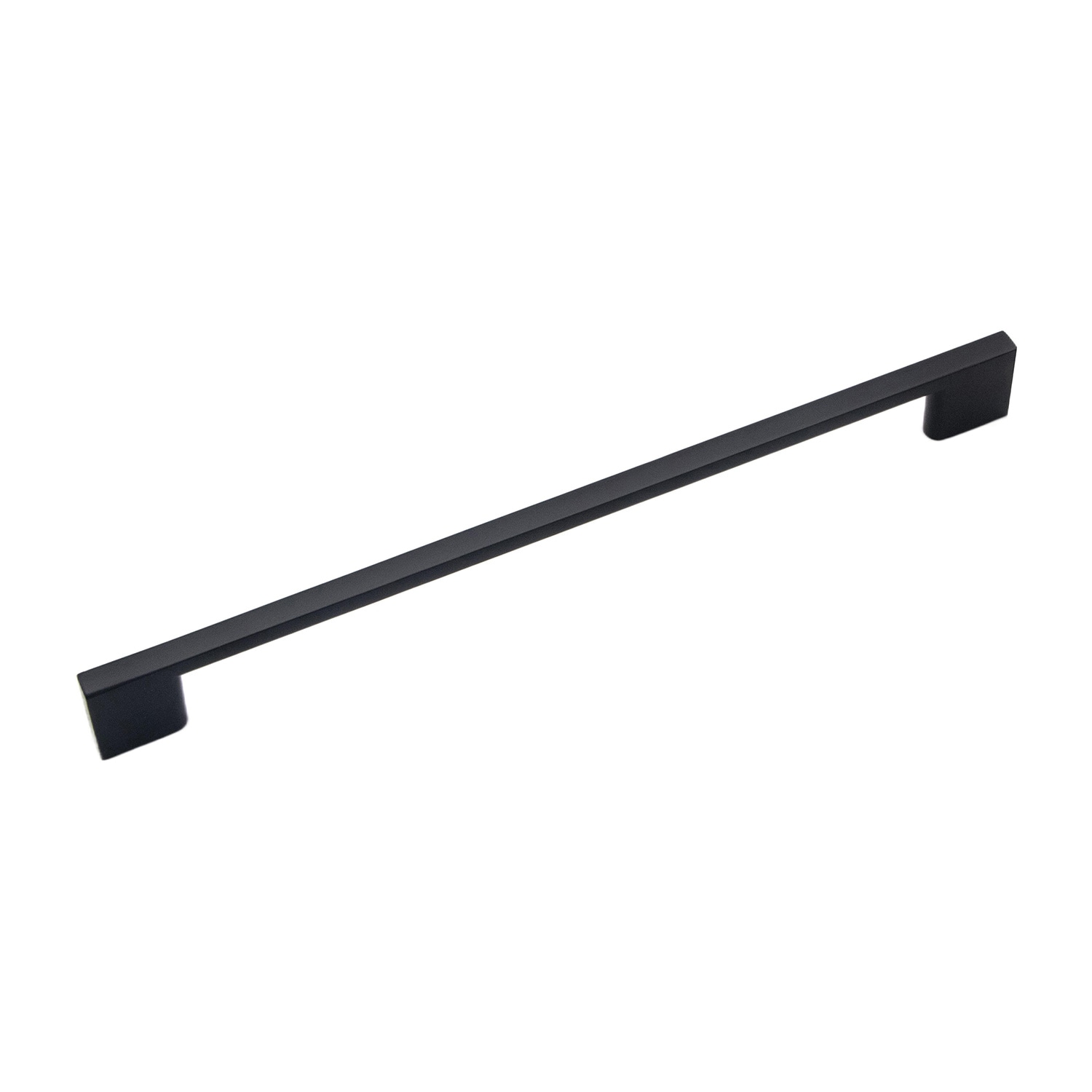 Hickory Hardware Heritage Designs Mod 8-13/16-in , 224mm Center to Center Matte Black Rectangular Bar Drawer Pull #R080329MBX