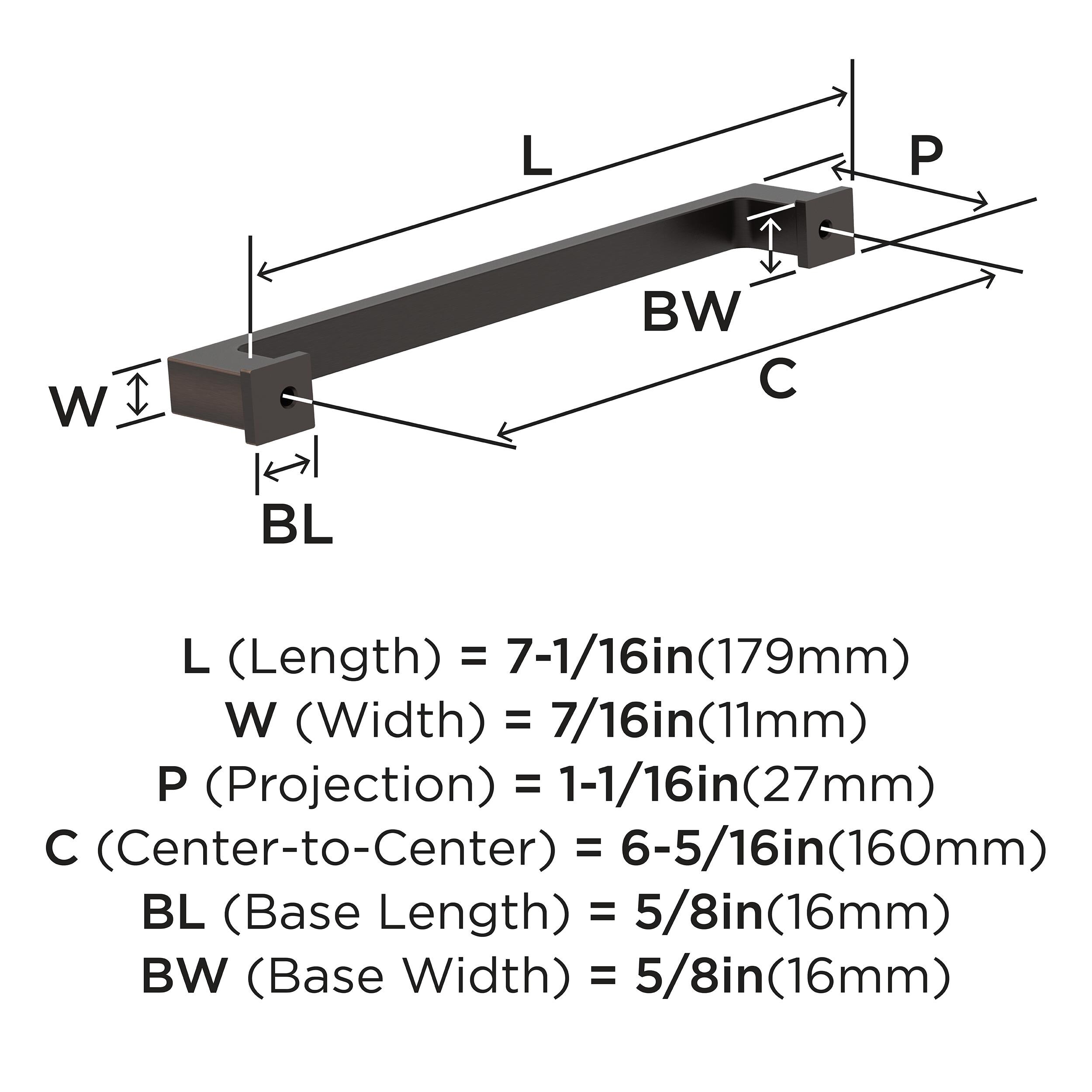 Amerock 10BX37033ORB Cabinet-Pulls - View #4
