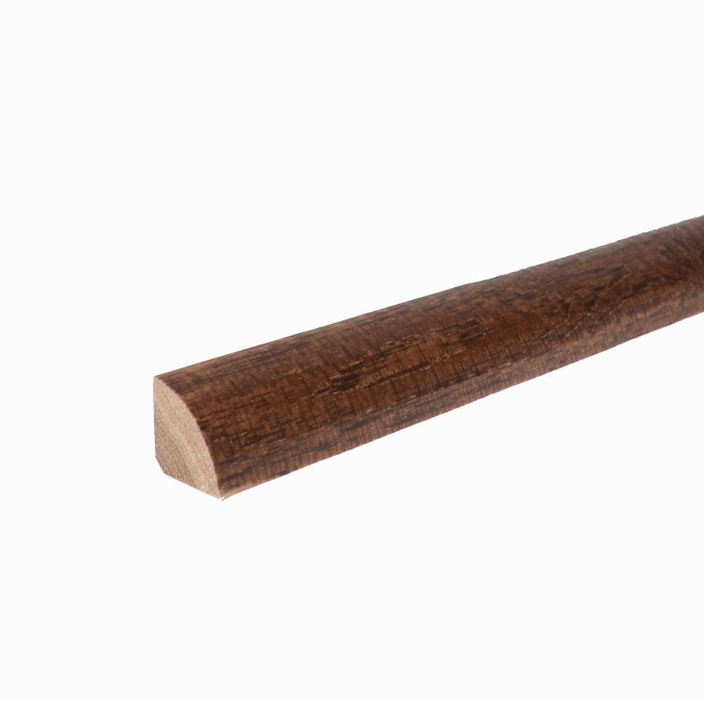 Flexco Oxford Brown 0.75-in T x 0.75-in W x 78-in L Solid Wood Quarter Round