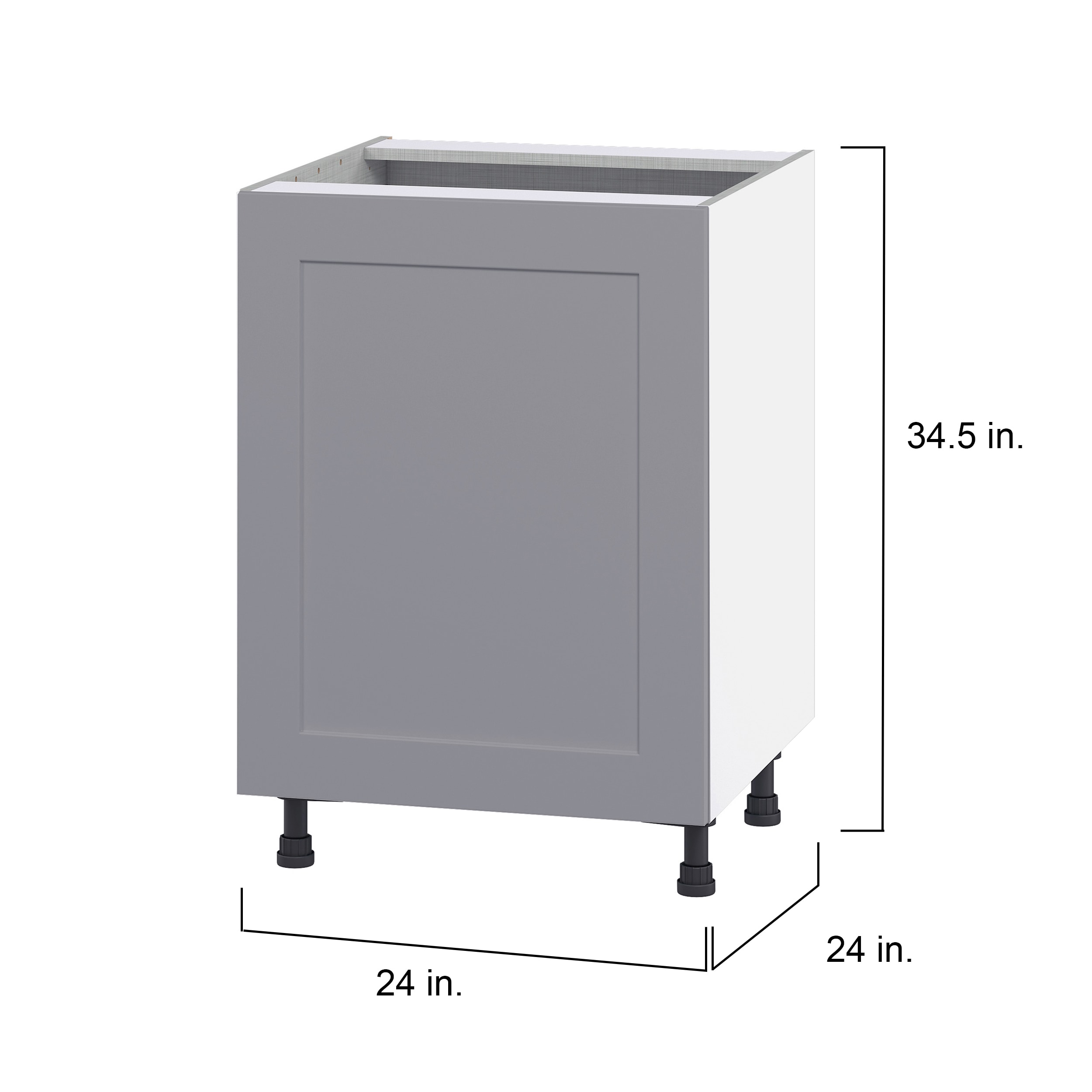 Hugo&Borg DSB24FH(L/R)-BM Cabinets-Kitchen - View #4