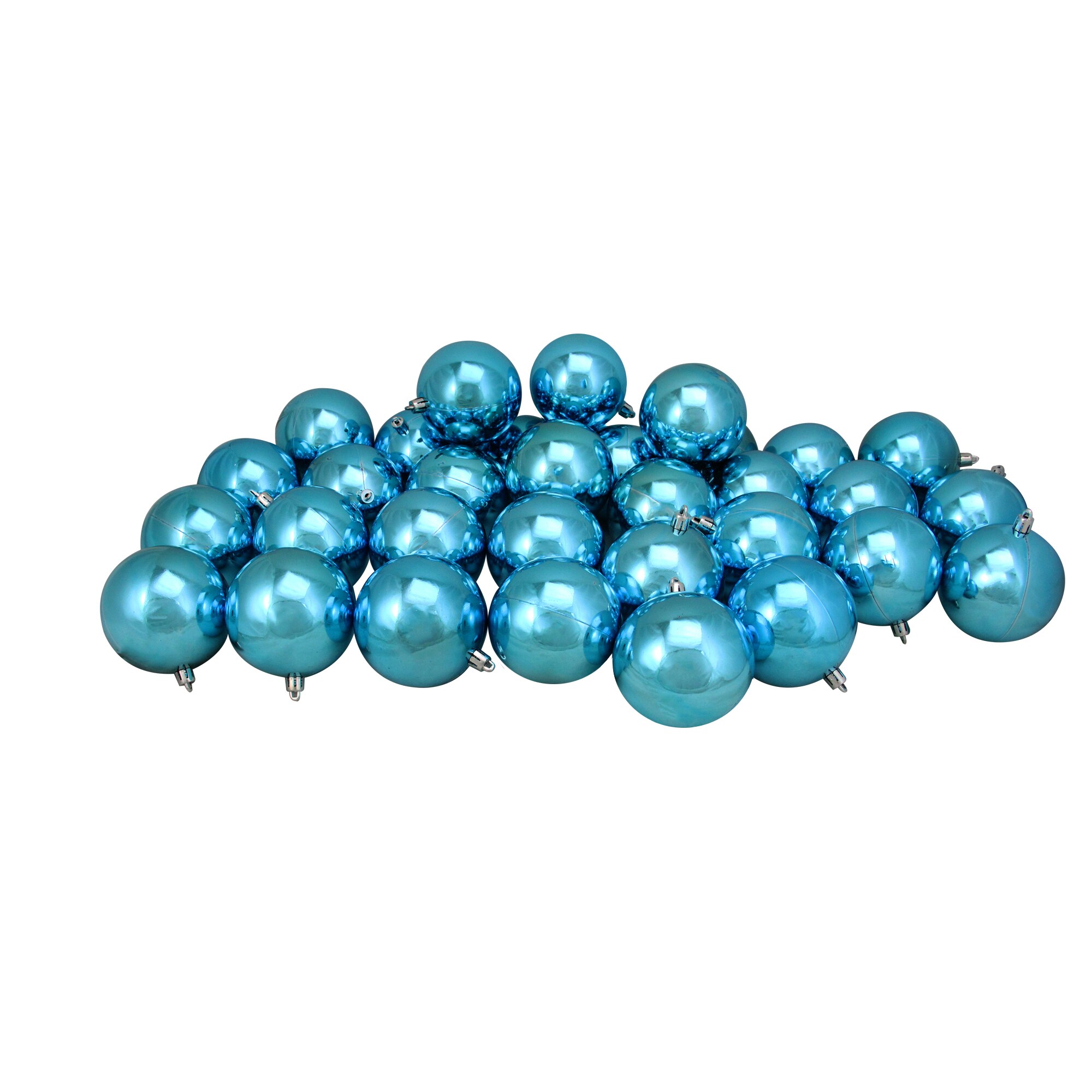 Northlight 31752270 32 -Pack Blue Ball Standard Indoor Ornament set Shatterproof